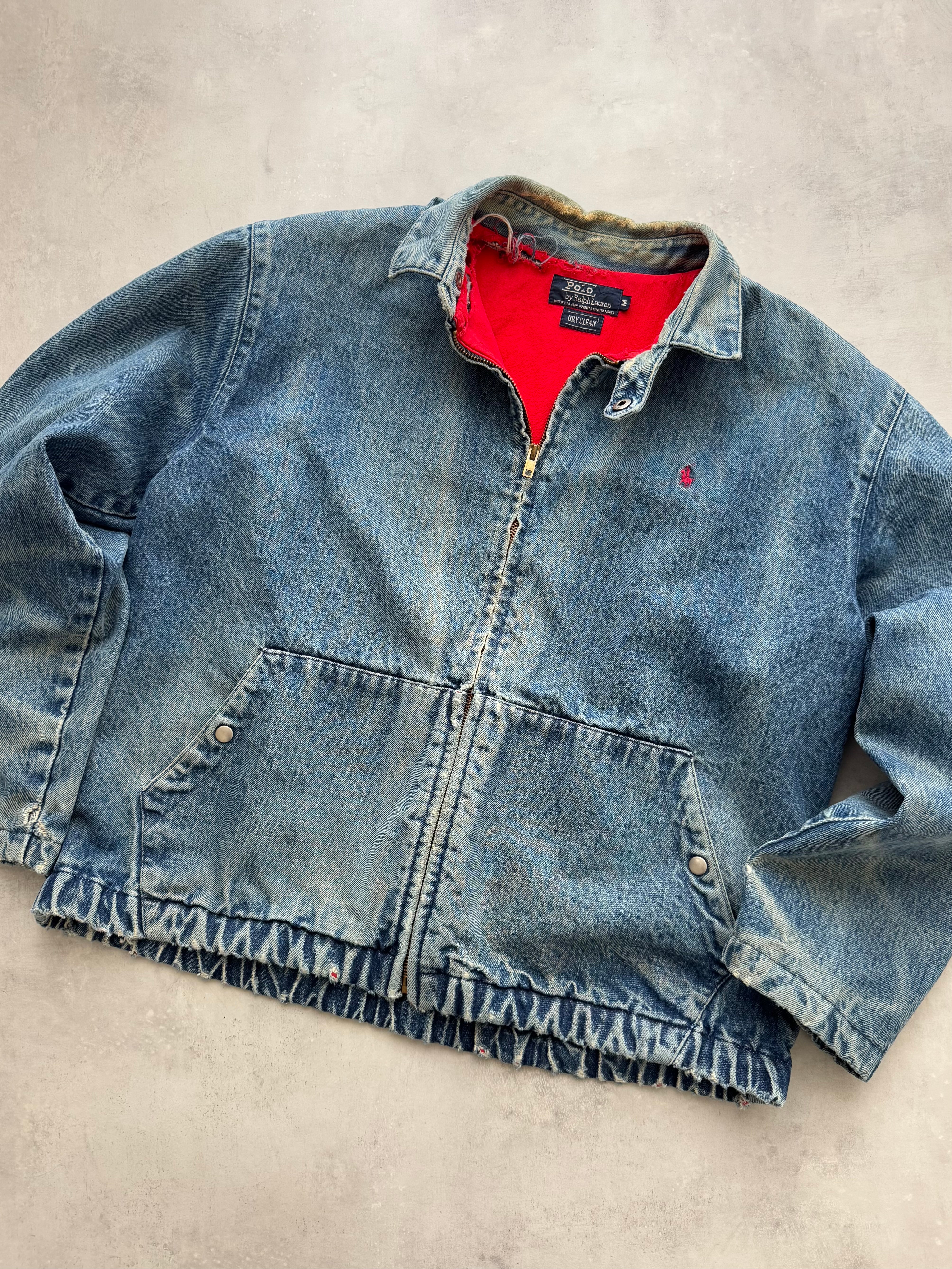 80s Denim Polo Ralph Lauren (M)
