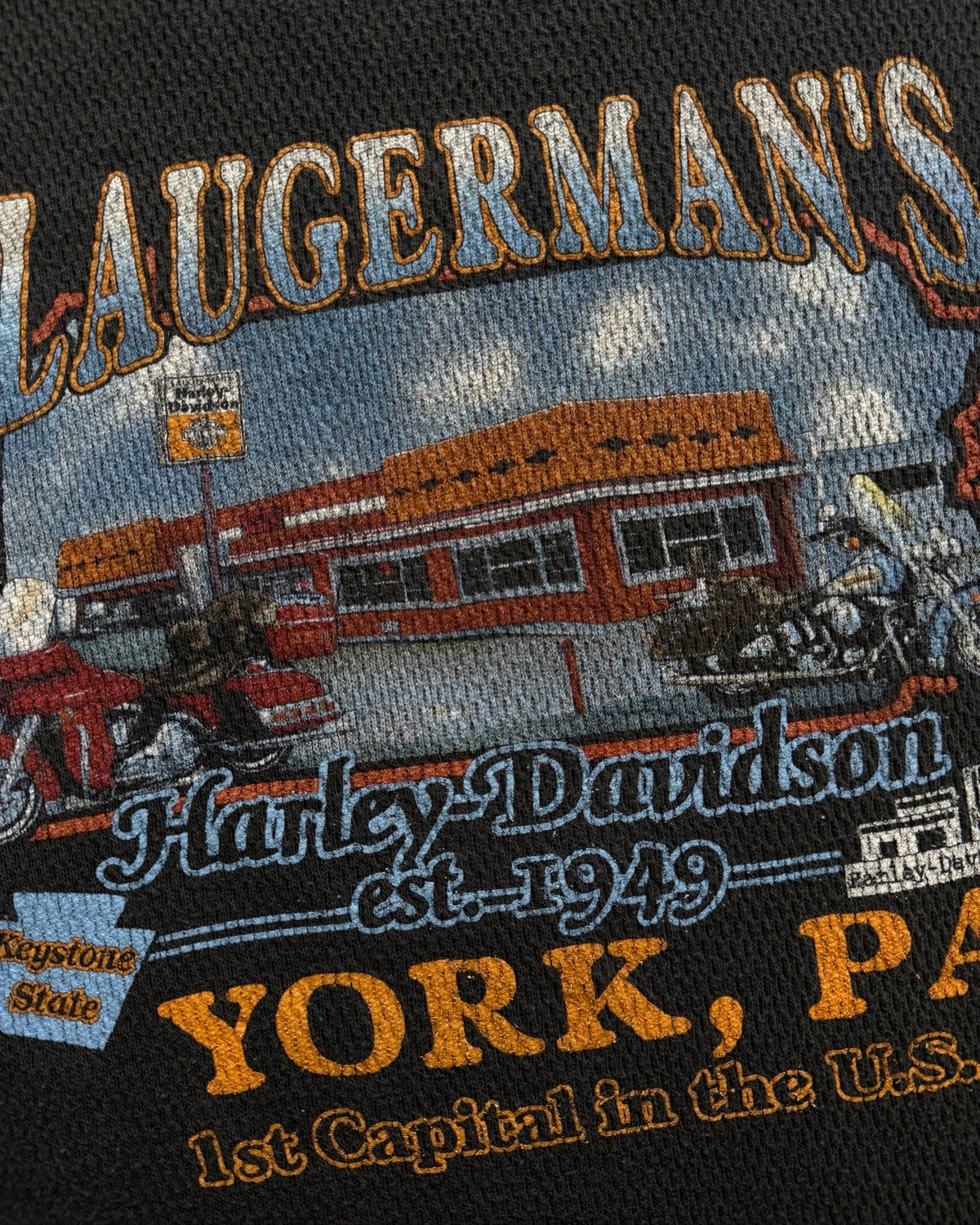 90s Harley Davidson Thermal (XXL)