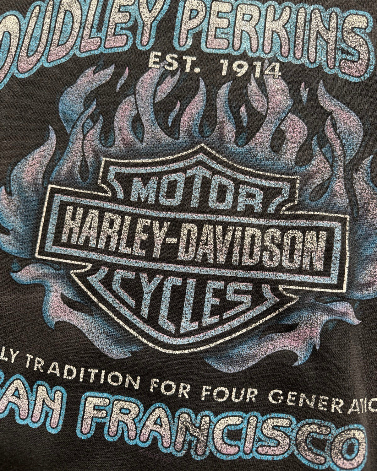 ‘00 Faded Harley Davidson (L)