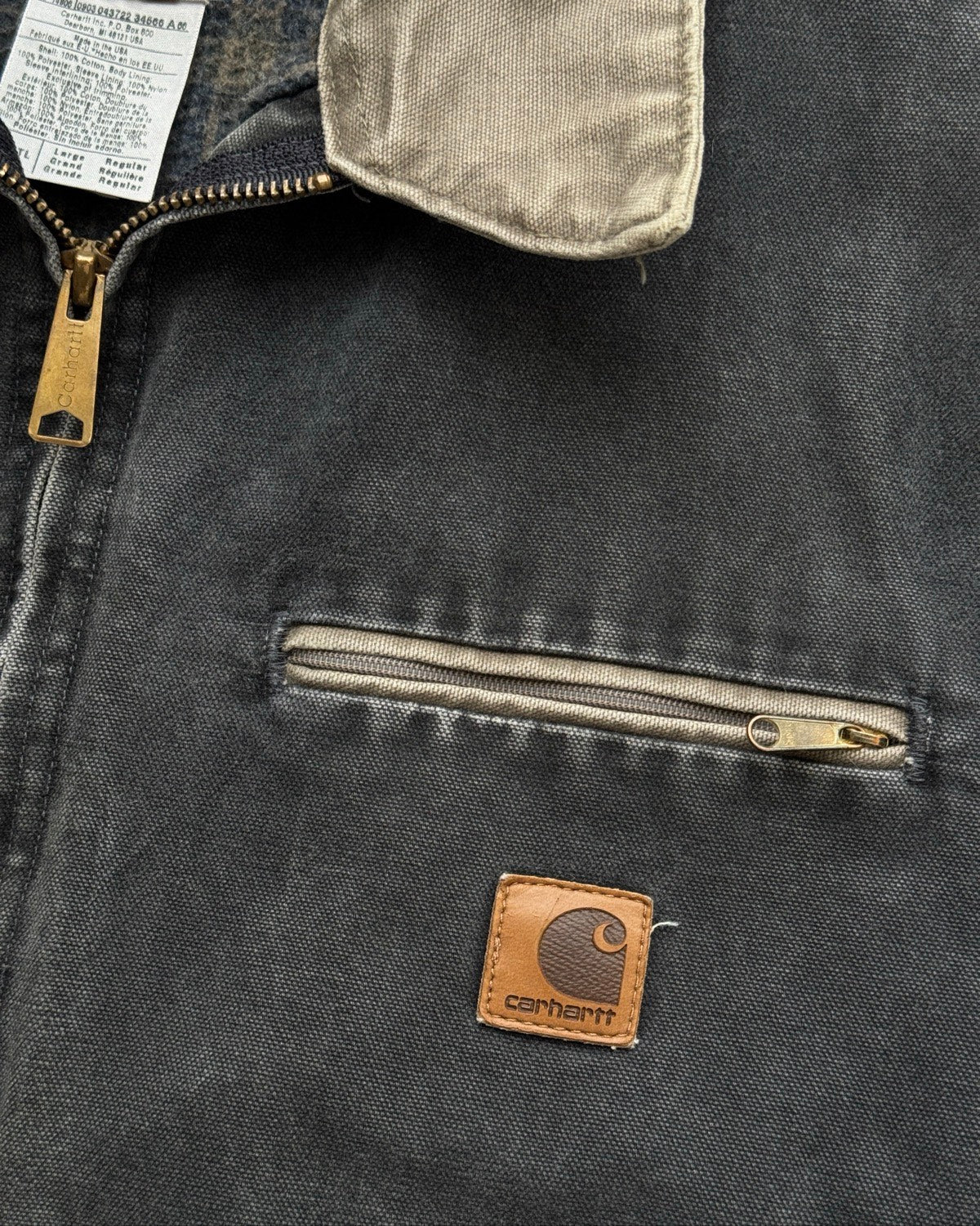 90s Black Detroit Carhartt (L)