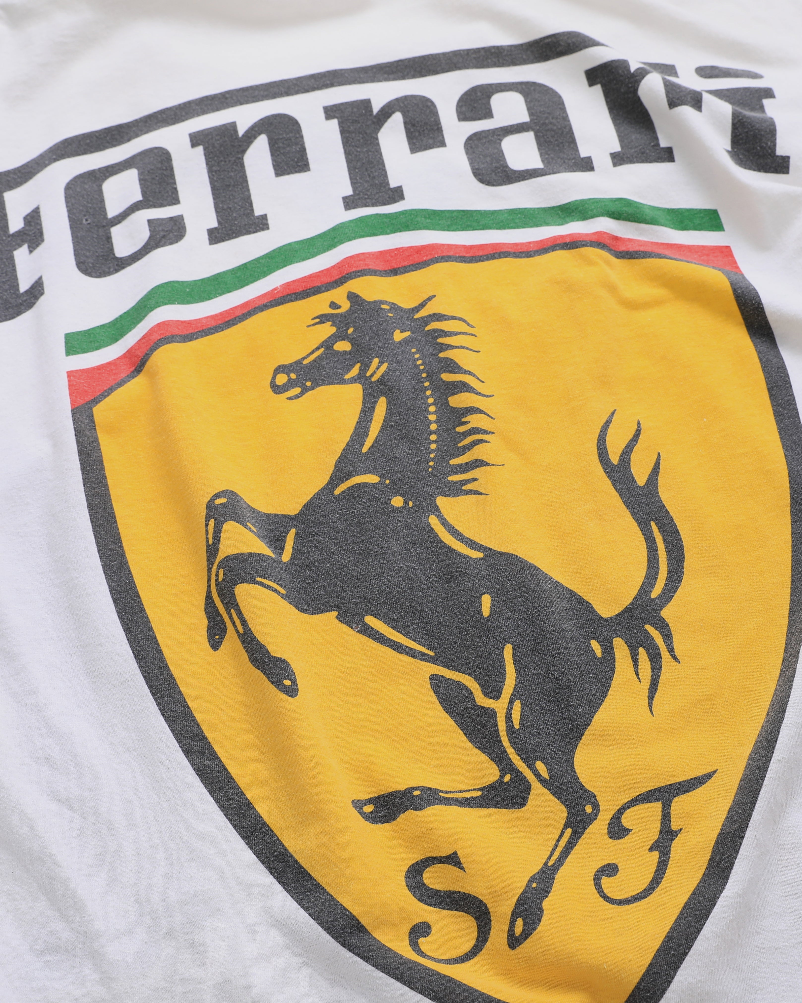 Distressed Ferrari Racing T-Shirt (M)