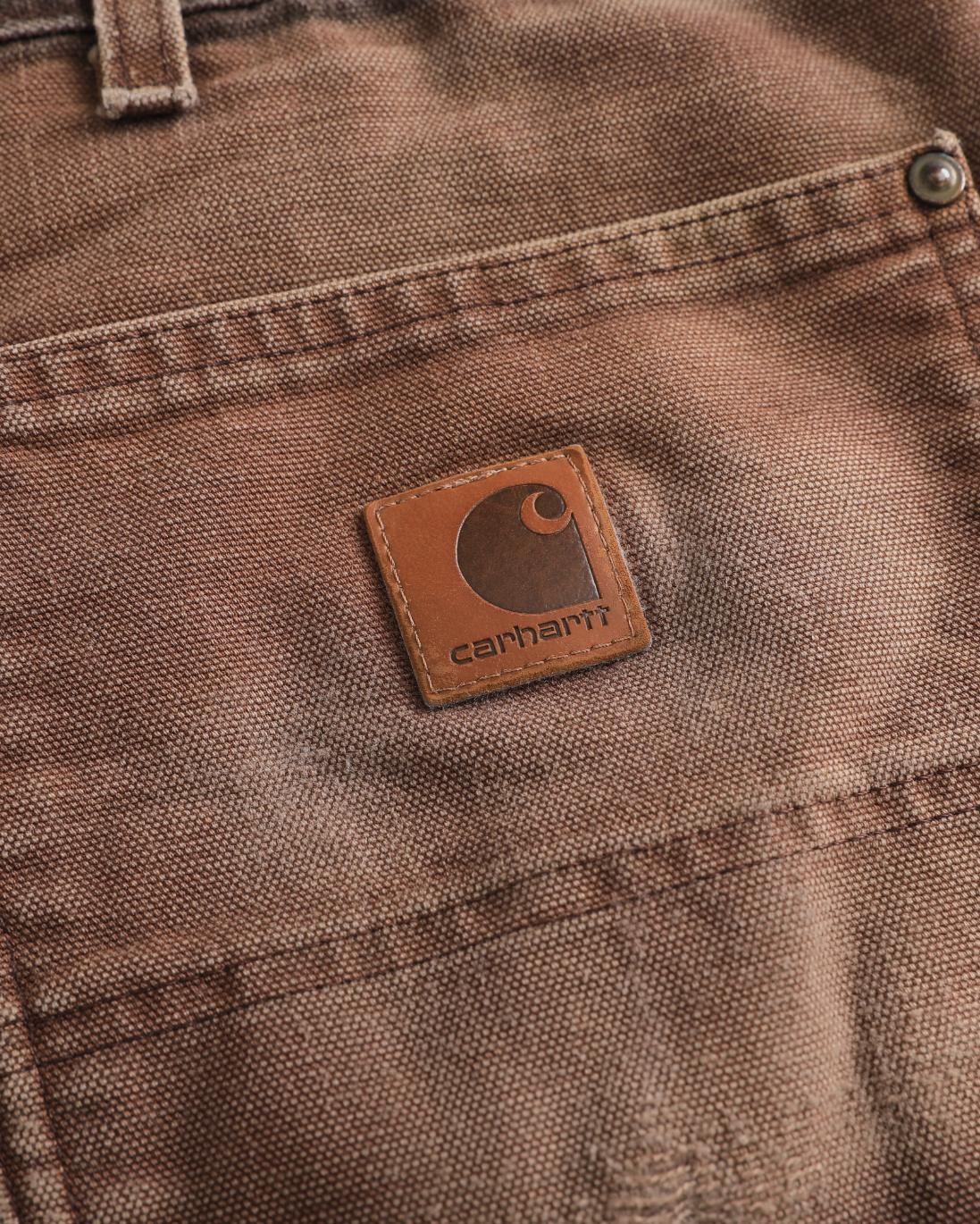 Faded Brown Carhartt Doubleknees (40")