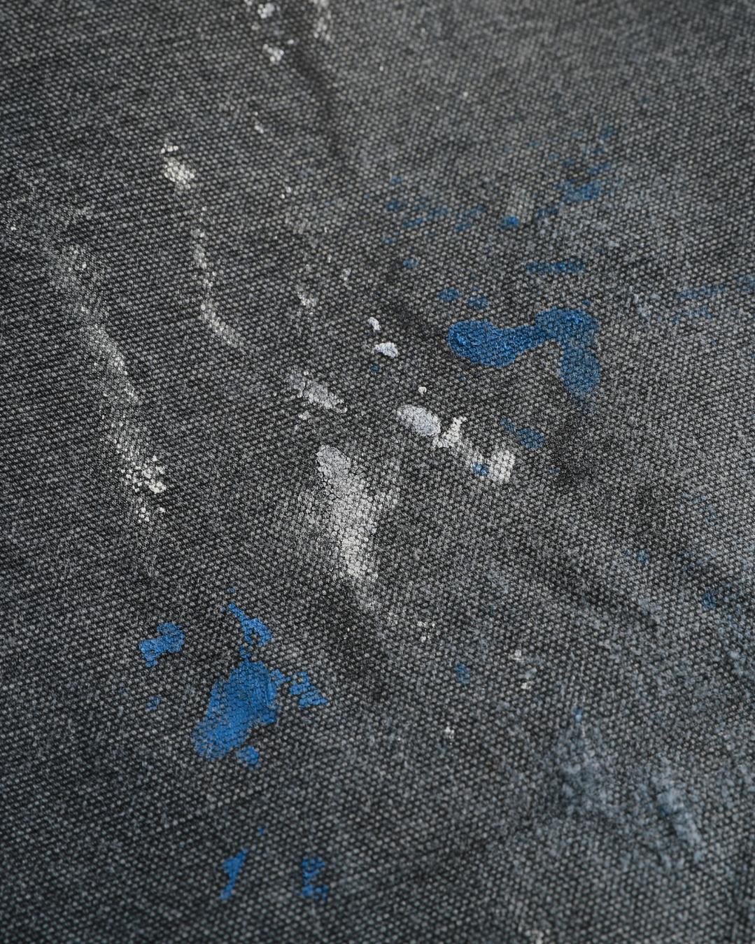 Paint Splattered Thrashed Black Carhartt (35")