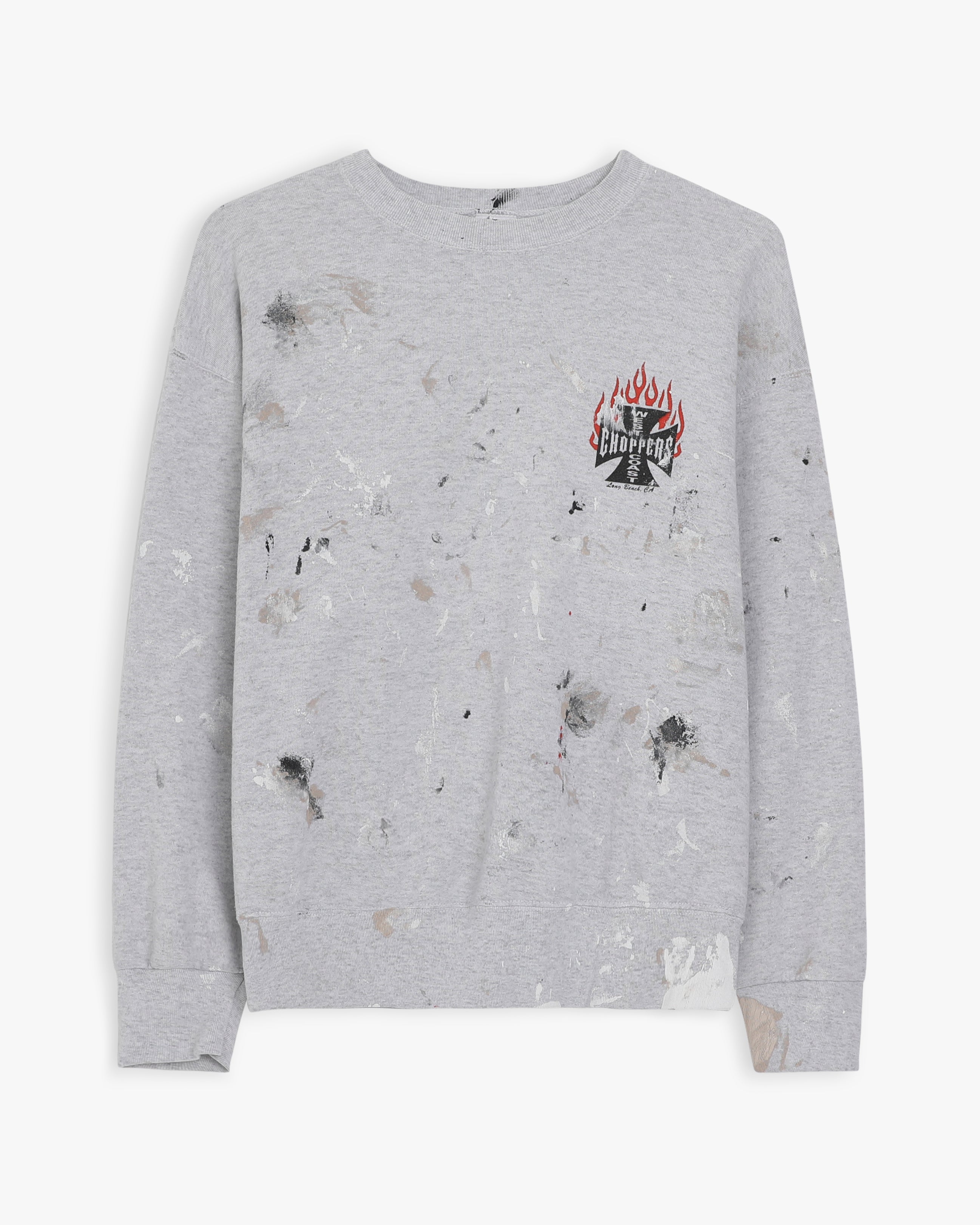Paint Splattered West Coast Choppers Sweatshirt (L)