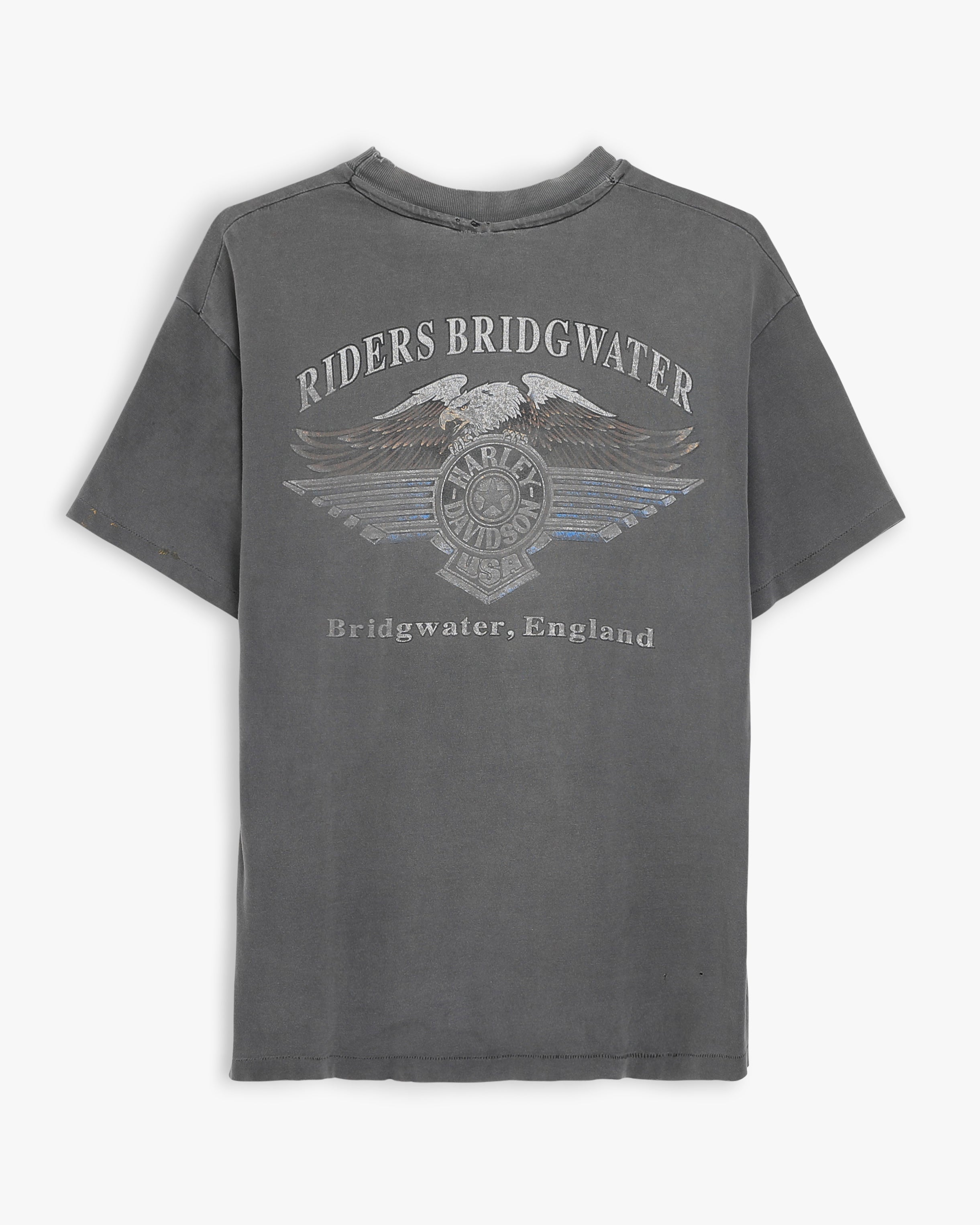 Harley Davidson Twin Blue Flame T-Shirt (L)