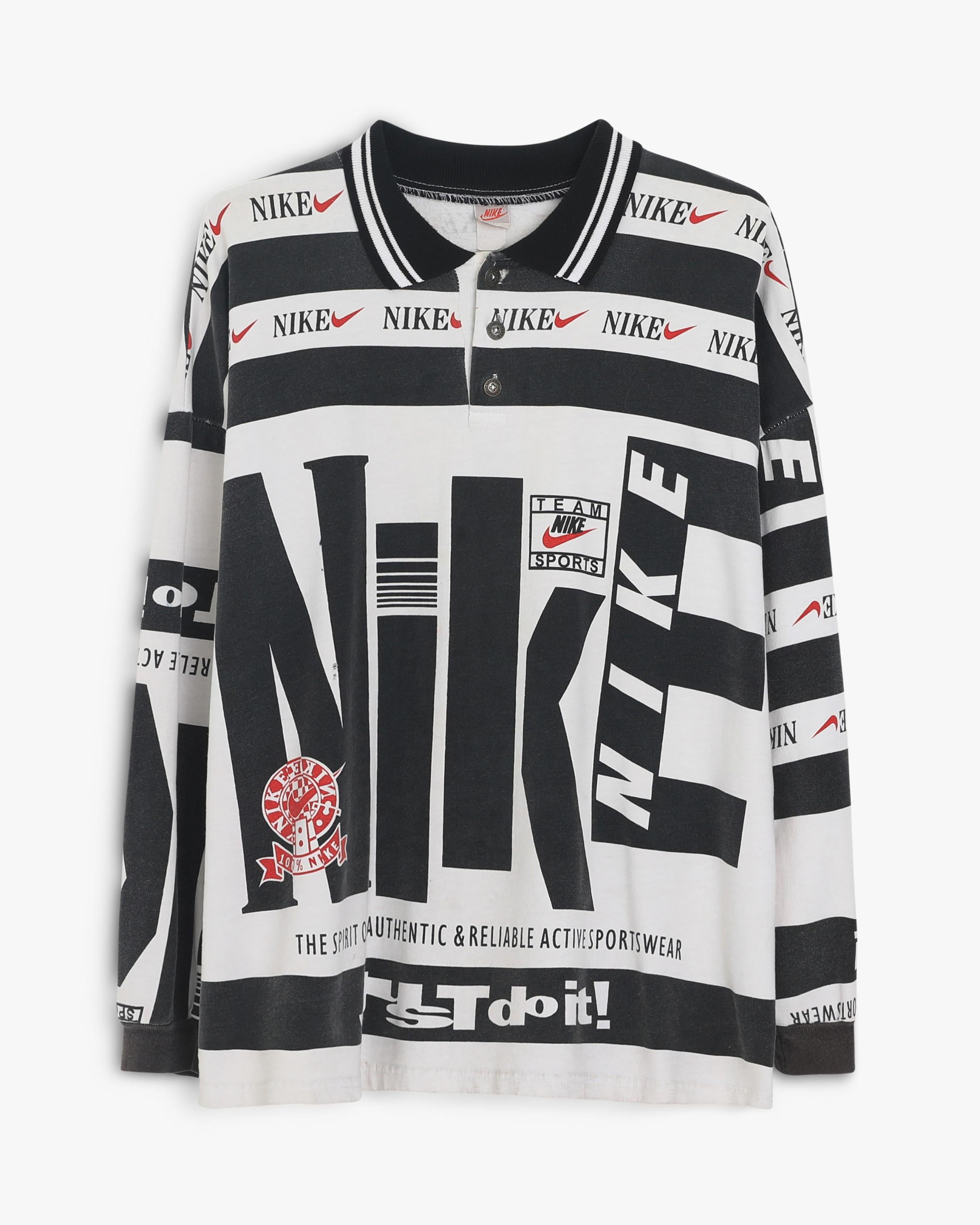 Nike All Over Print Longsleeve Shirt (XL)