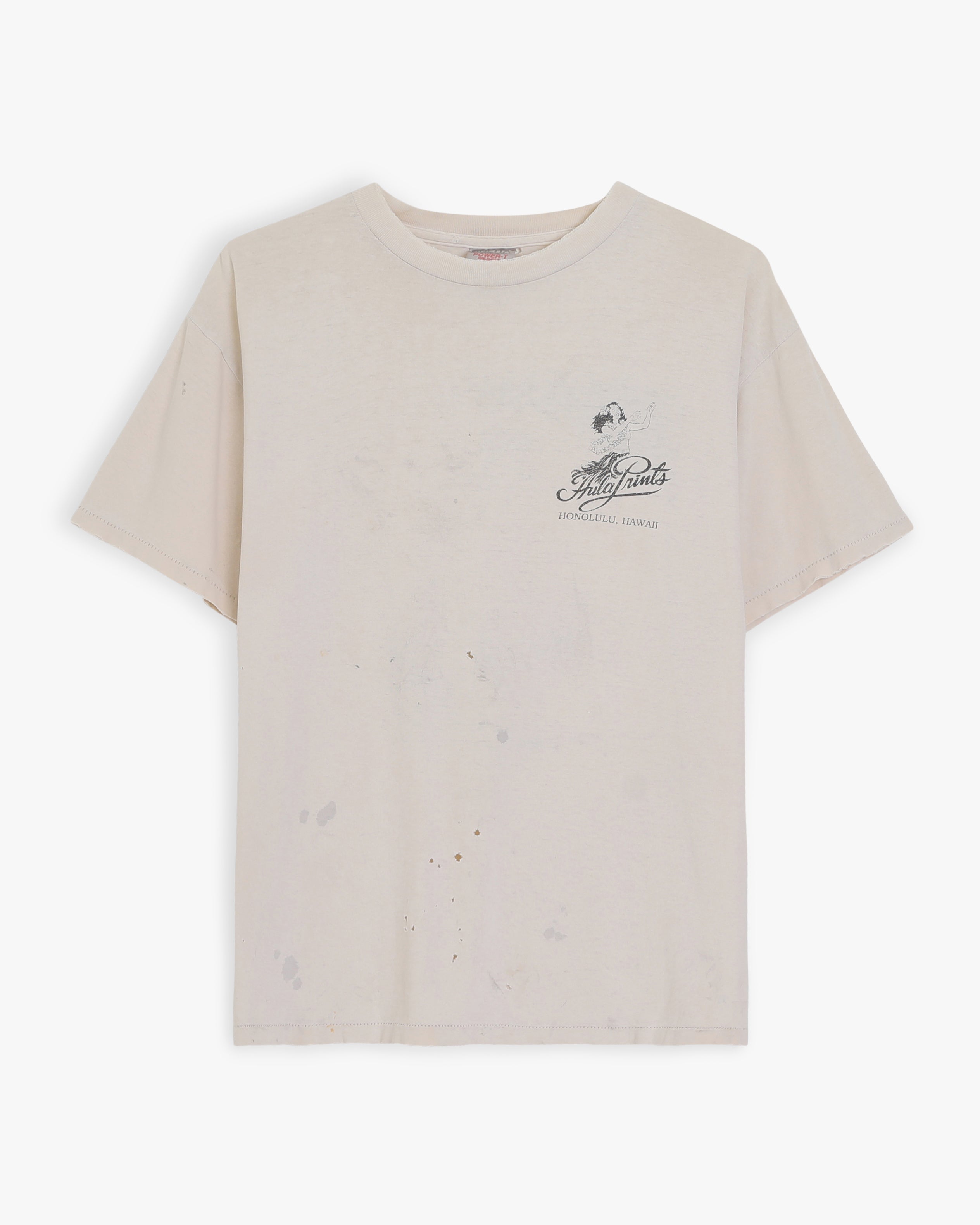 Distressed Hawaiian Aloha Girl T-Shirt (L)