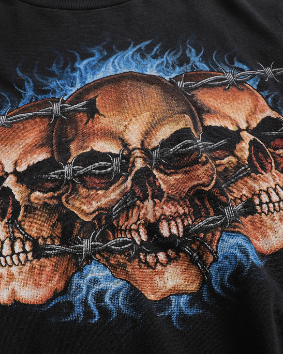 Barbed Wire Skull Longsleeve (XL)