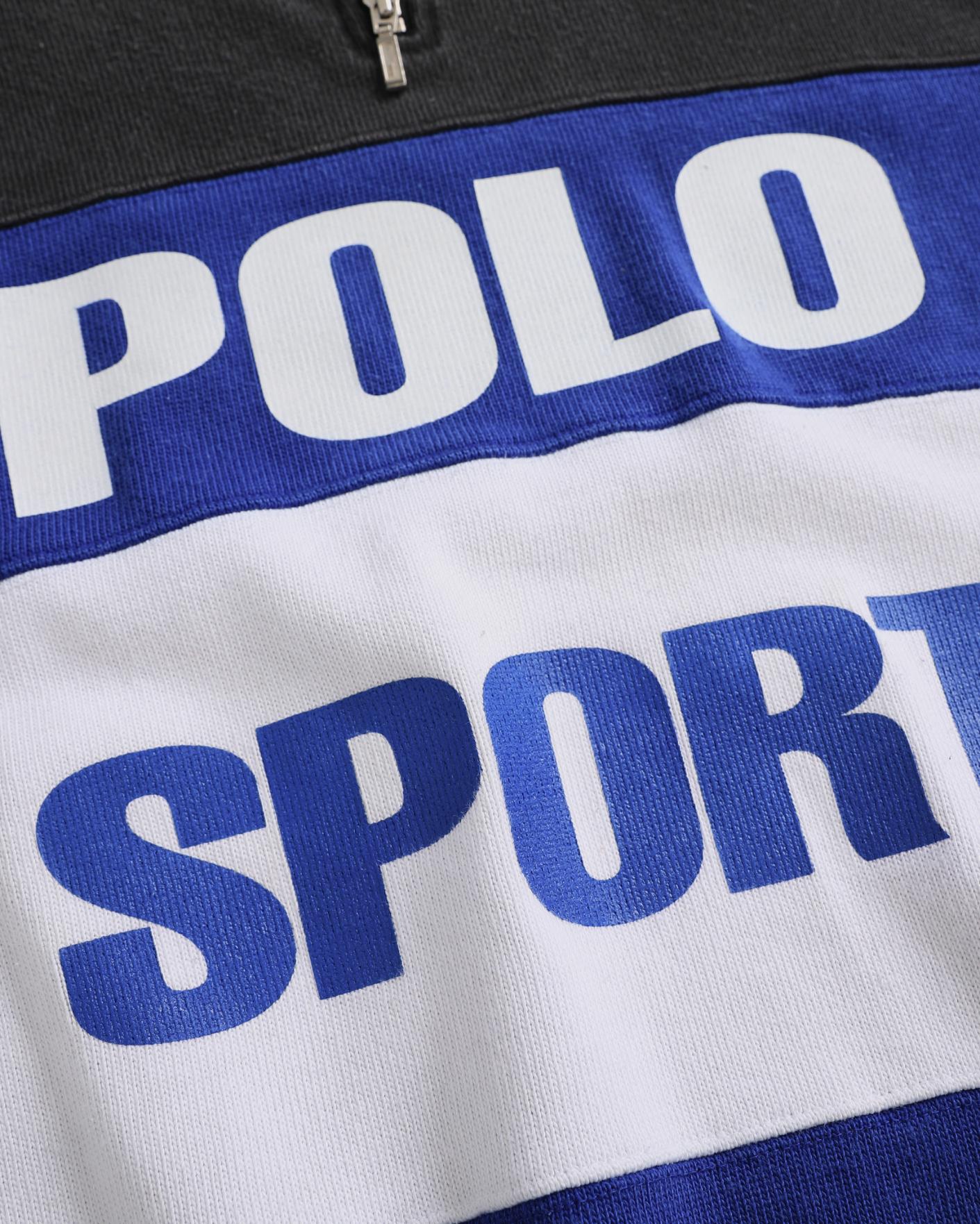 Polo Sport 1/4 Zip Rugby Sweatshirt (XXL)