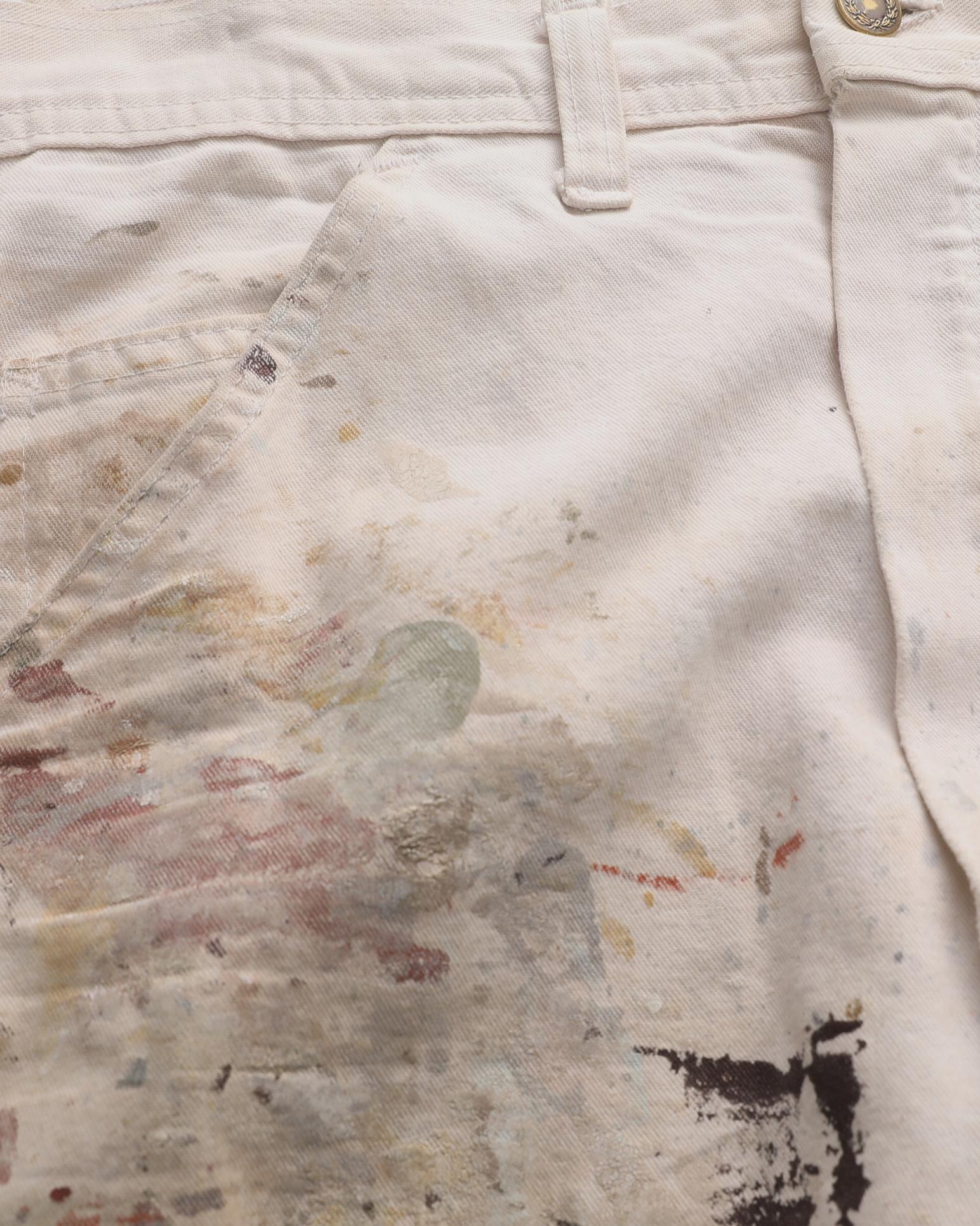 Thrashed Baggy Painters Cali Shorts (34")