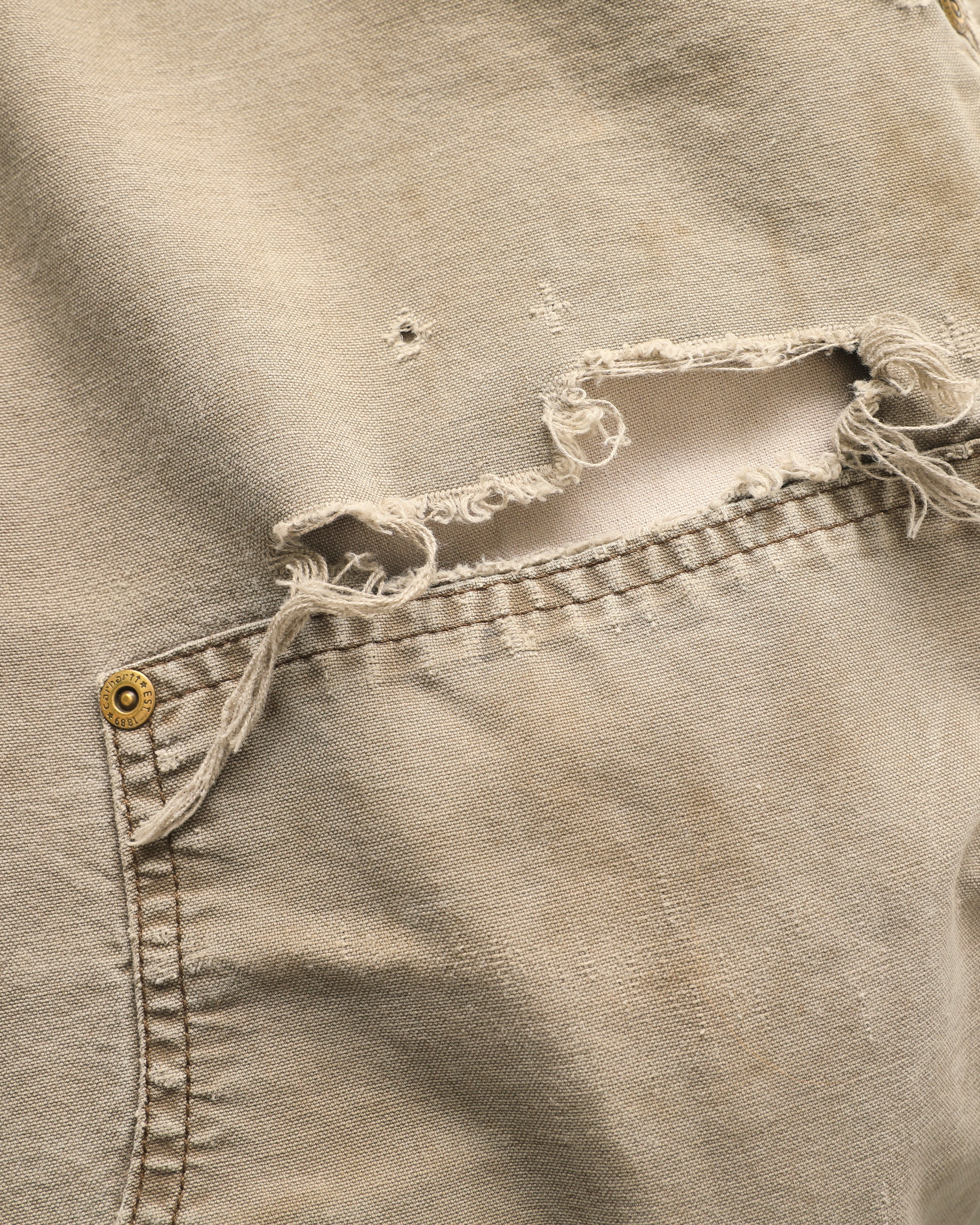 Thrashed Carhartt Lightweight Double Knees (36”)