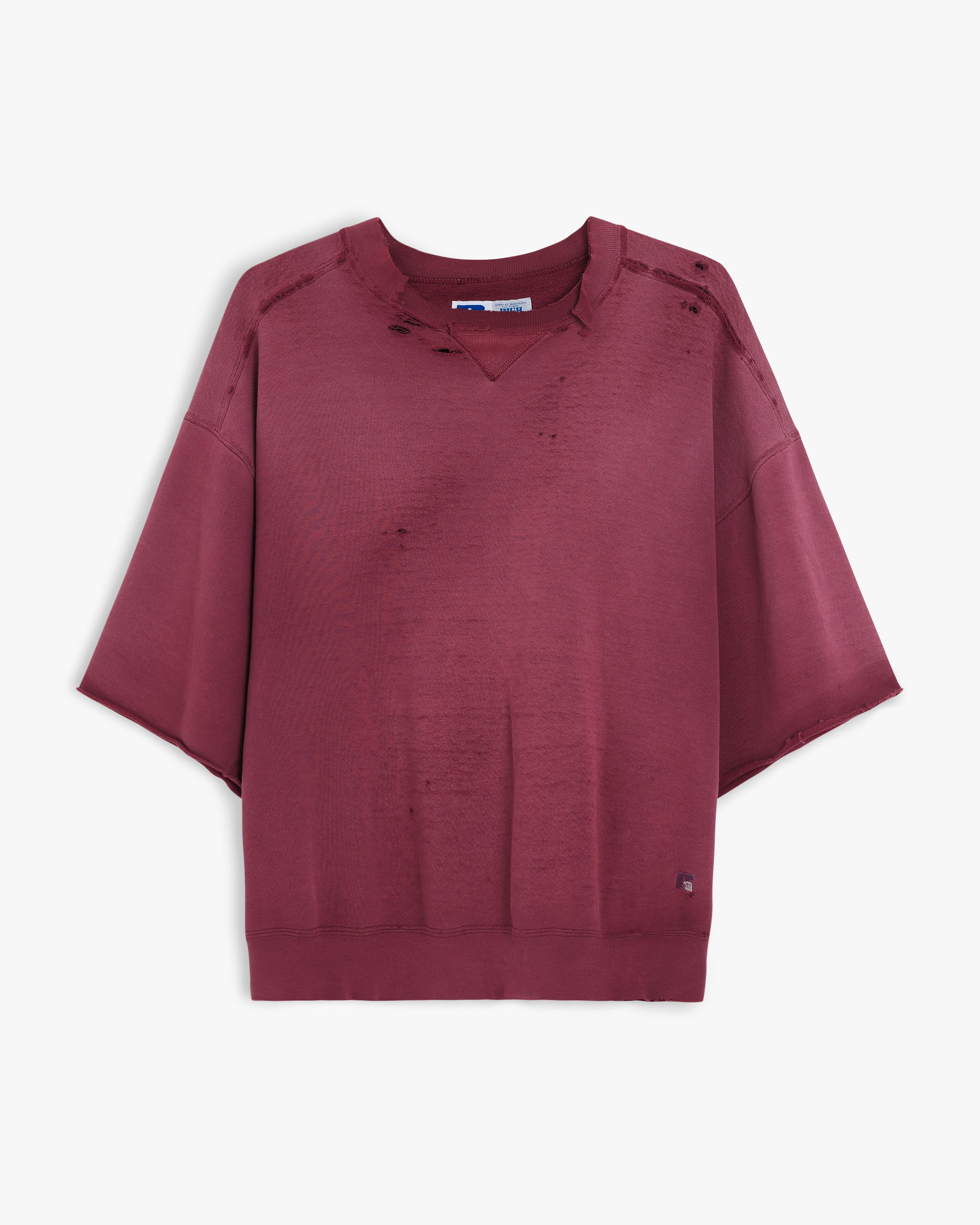 Faded Russell Atheltic 3/4 Sleeve Sweatshirt