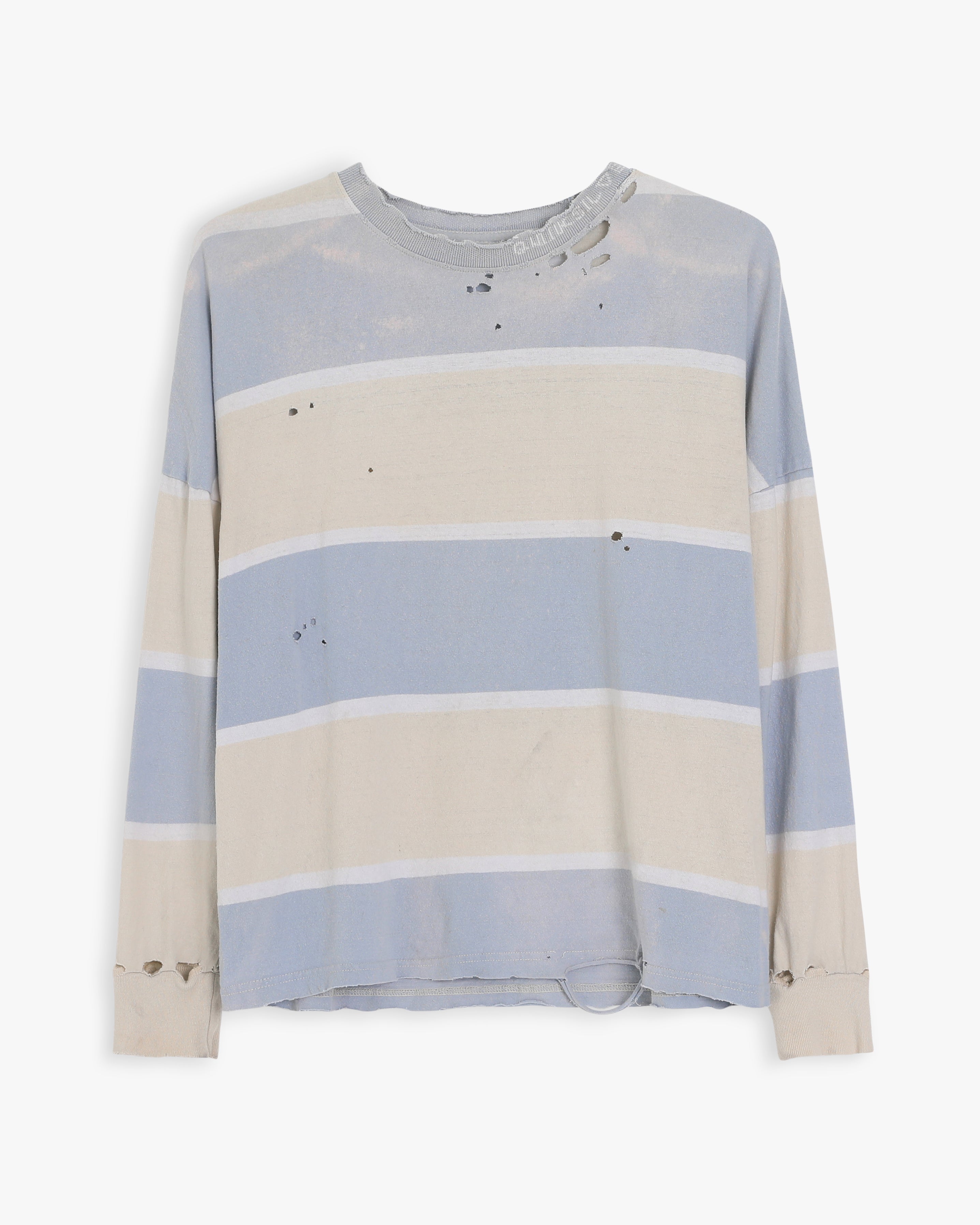 Faded Quicksilver Striped Sweatshirt (M)
