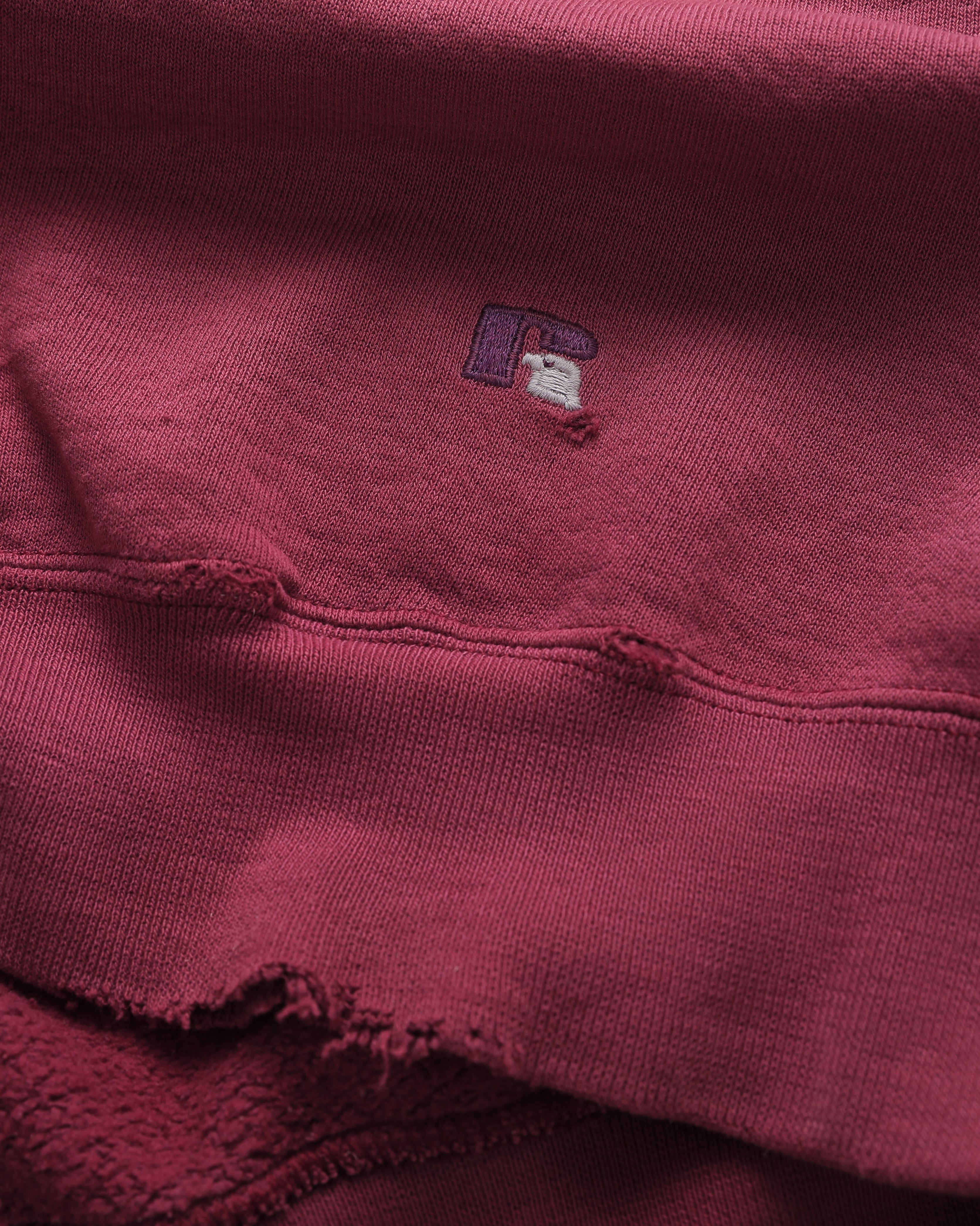 Faded Russell Atheltic 3/4 Sleeve Sweatshirt