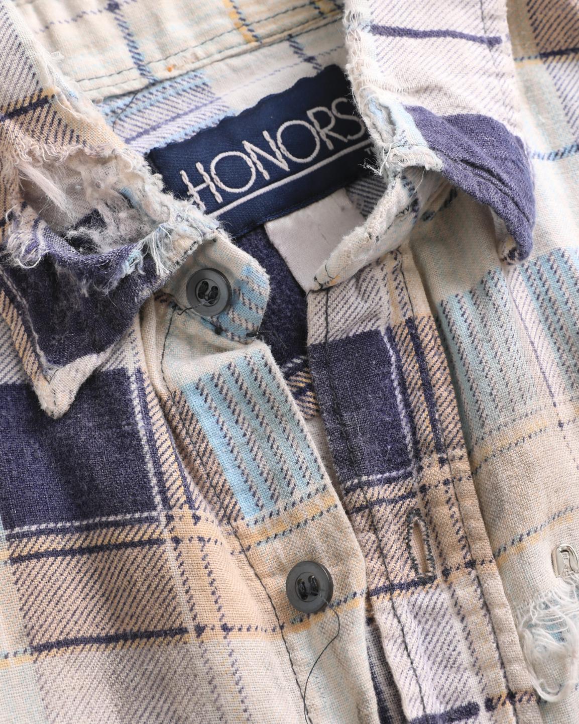 Thrashed Plaid Flannel (L)