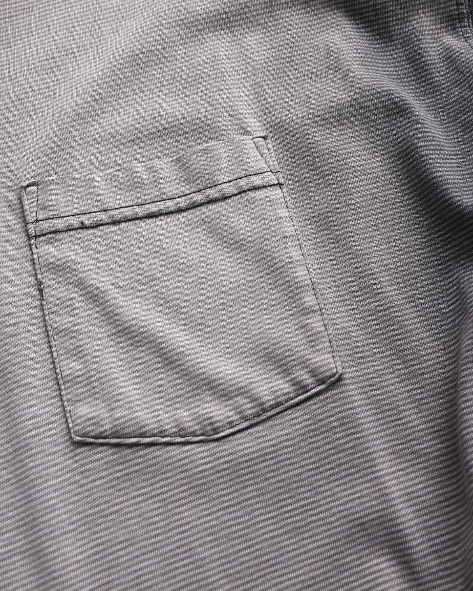 Faded Striped Pocket T-Shirt (XL)