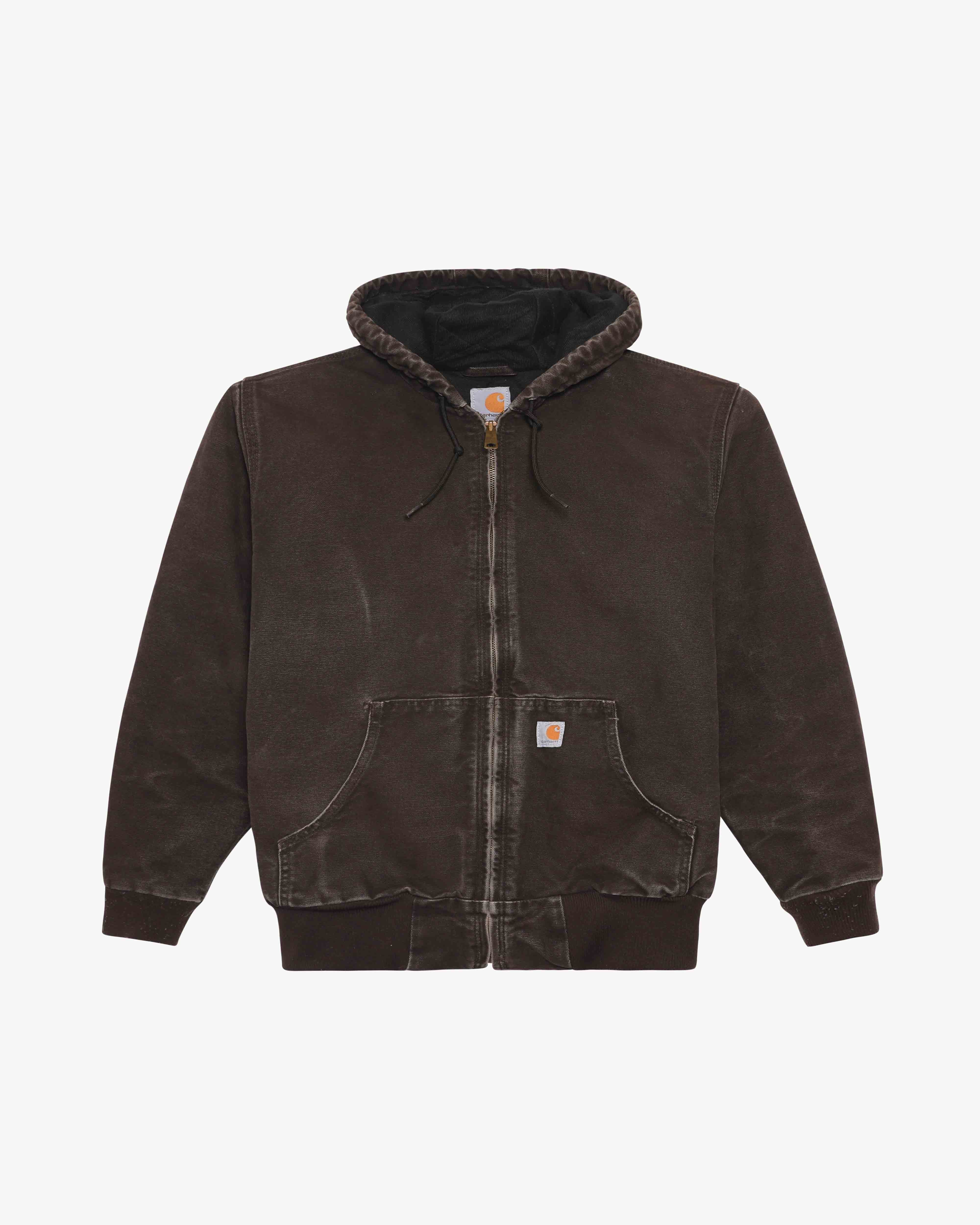 00s Brown Hooded Carhartt (S)