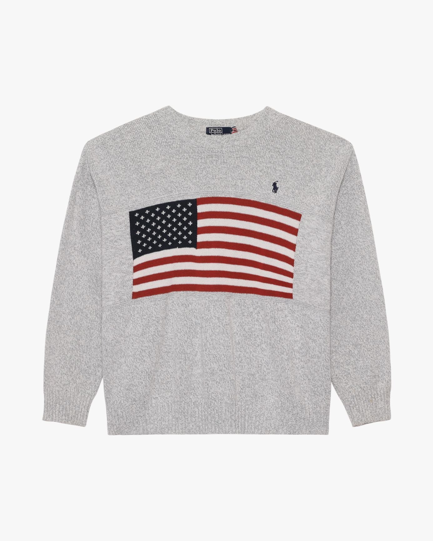 Ralph Lauren Polo USA Flag Sweater (XL)