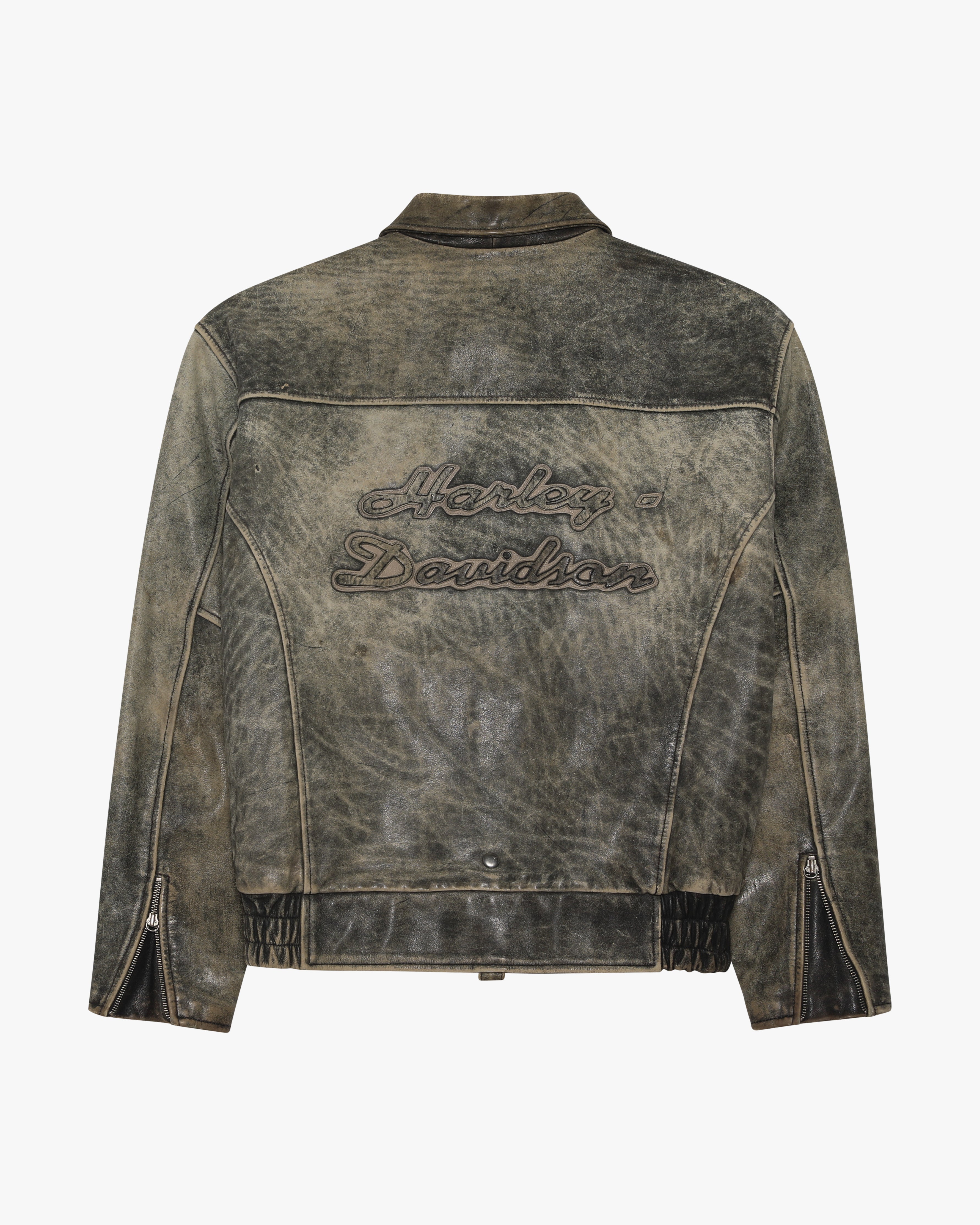 Harley Davidson Patina Leather Jacket (L)