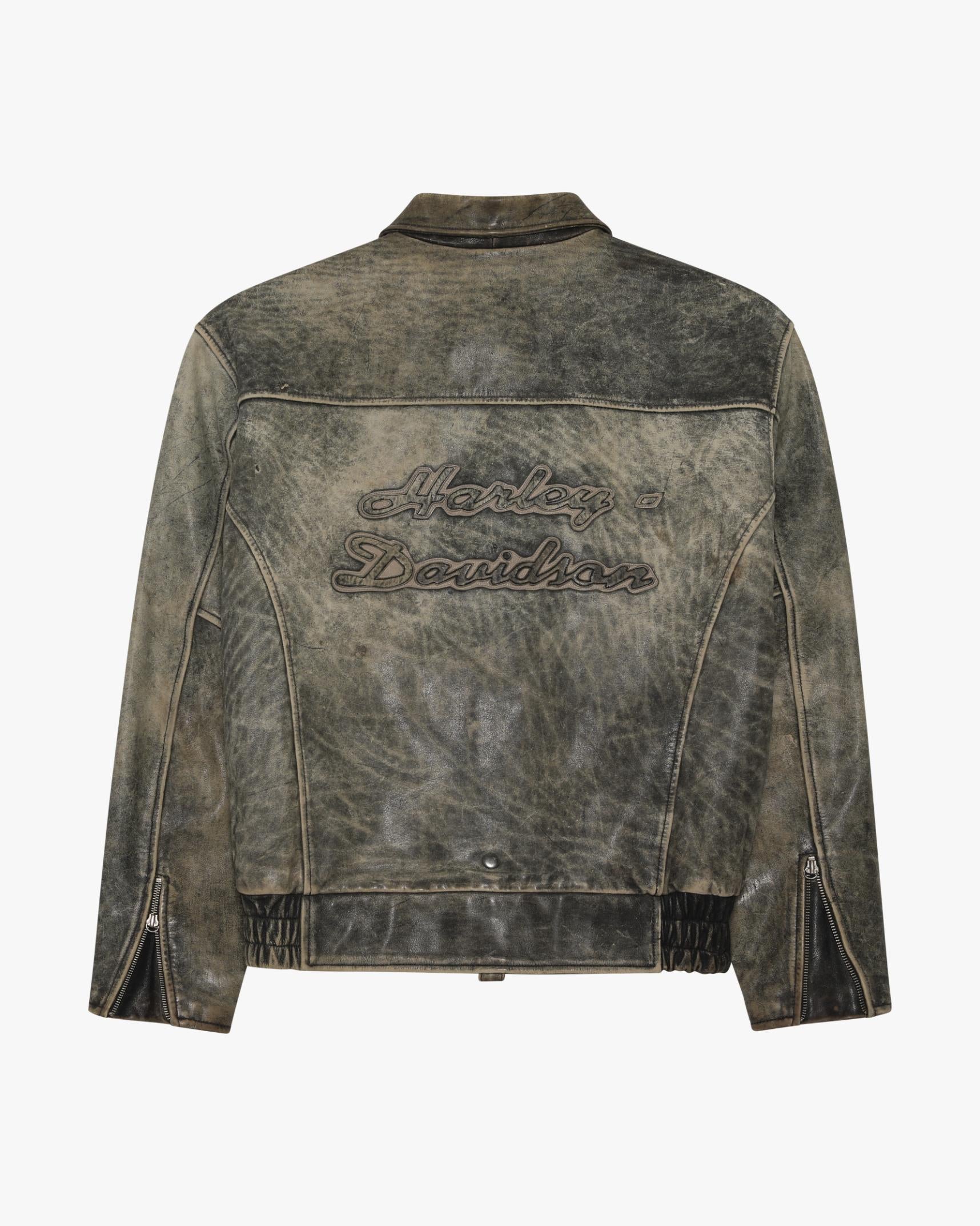 00s Patina Leather Harley Davidson (XL)
