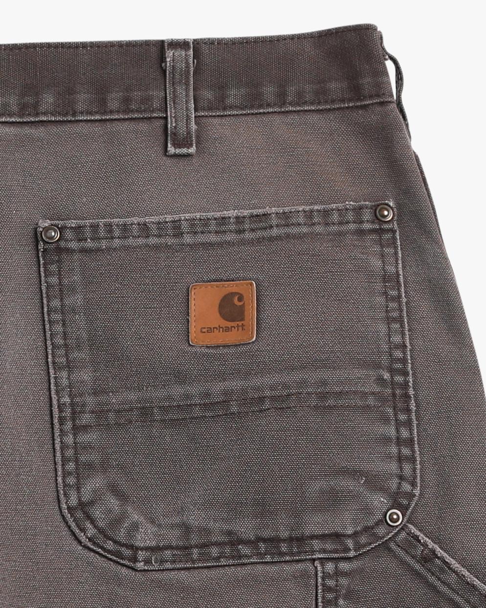 Thrashed Brown Carhartt Double Knees (38")