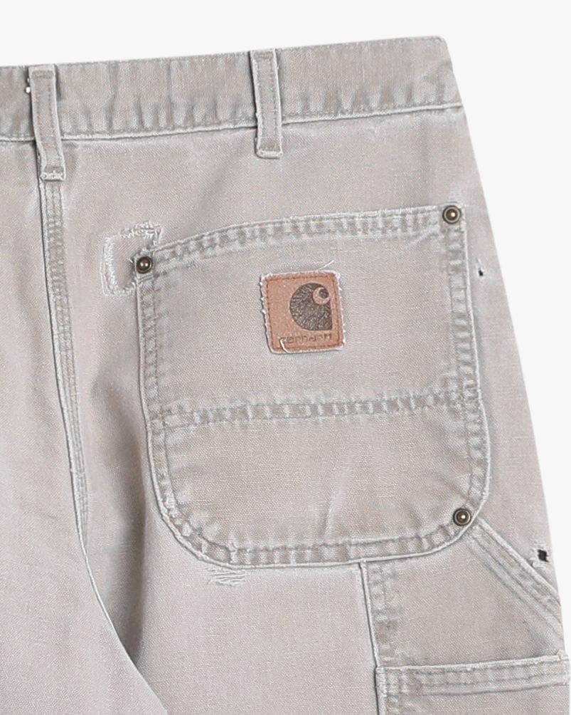 Paint Splattered Tan Carhartt Double Knees (31")