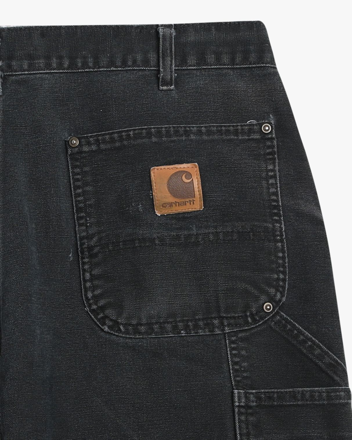 Faded Black Carhartt Double Knees (36")