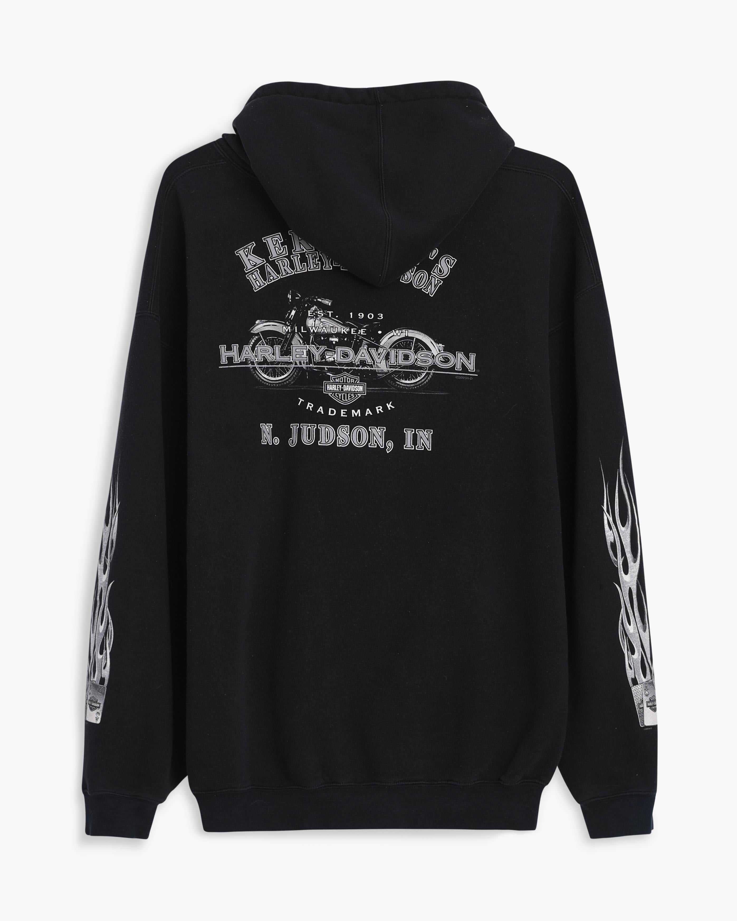 00s Poker Harley Davidson Hoodie (XXL)