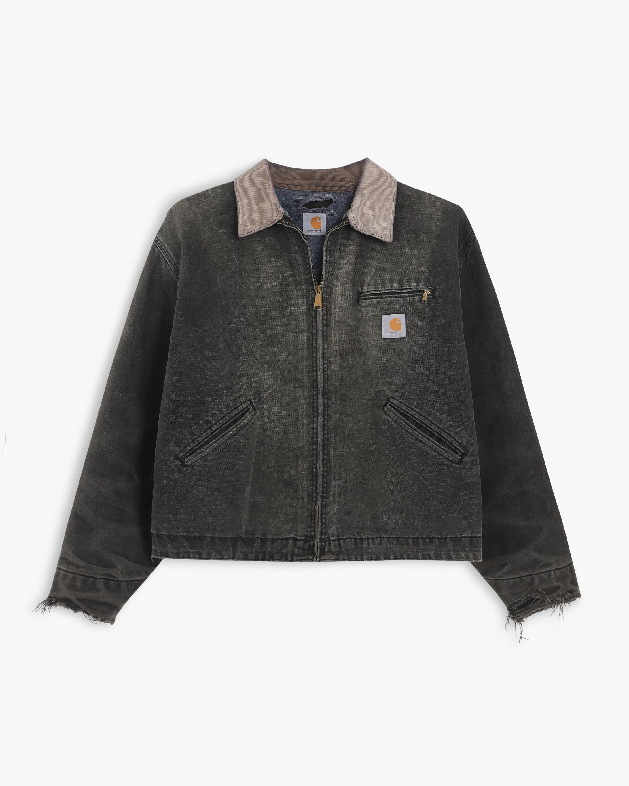 Faded Carhartt Black Detroit Jacket (XL)