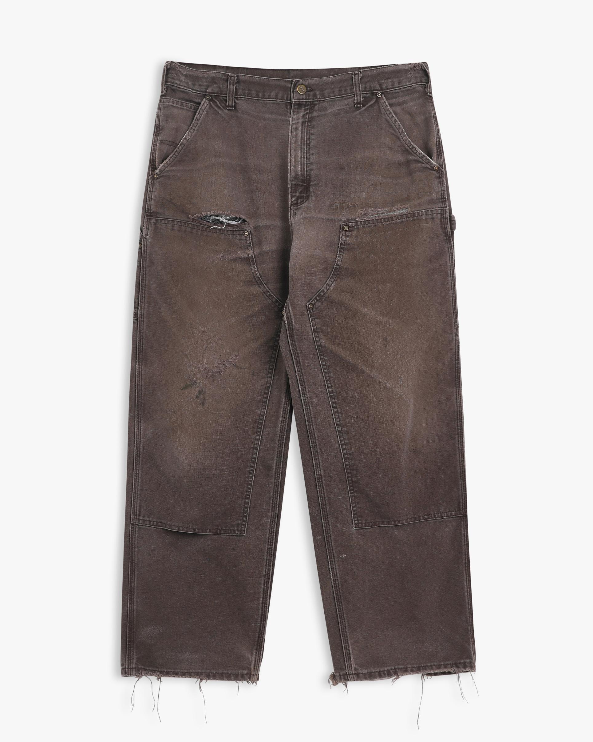 Thrashed Brown Carhartt Double Knees (36")