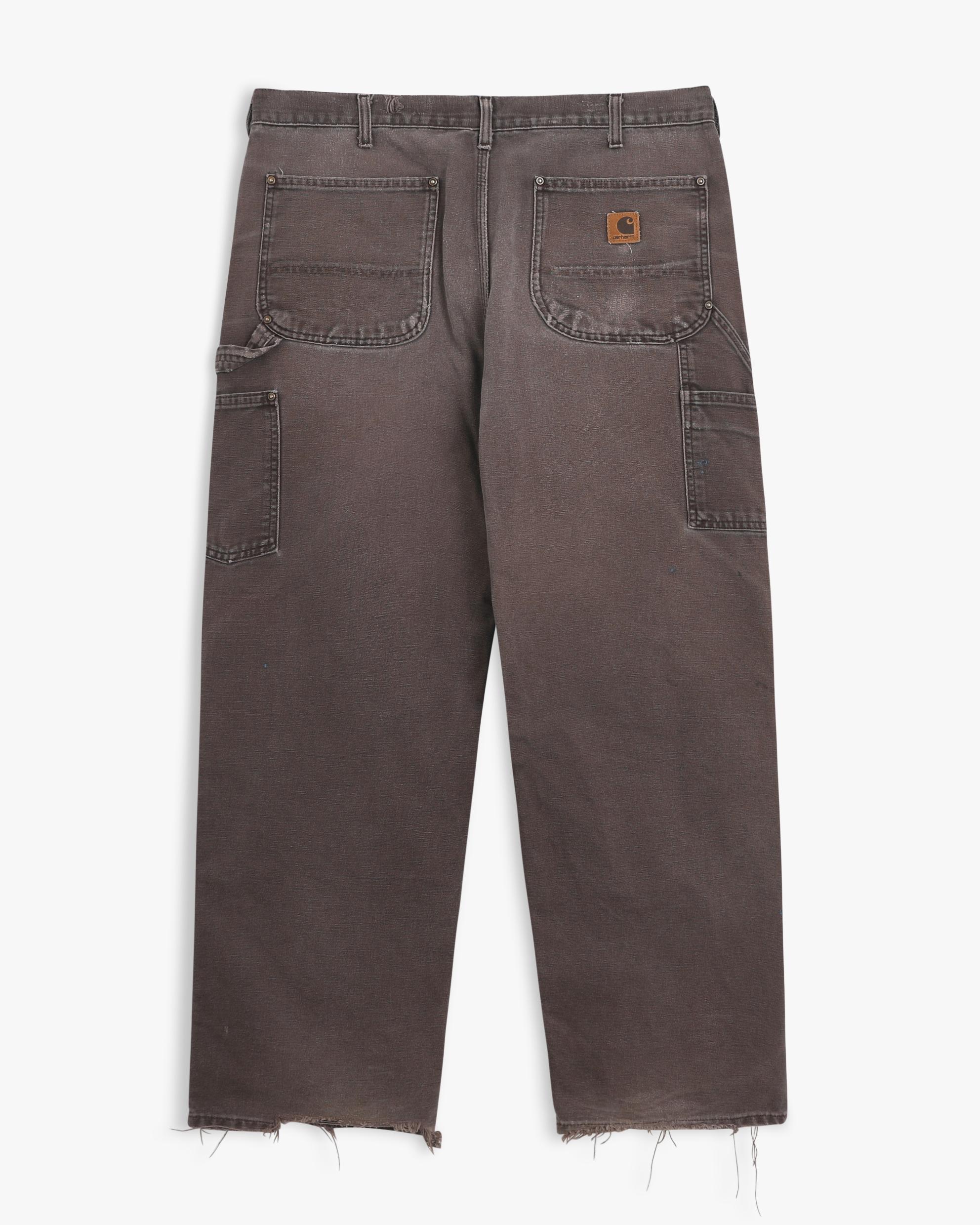 Thrashed Brown Carhartt Double Knees (36")
