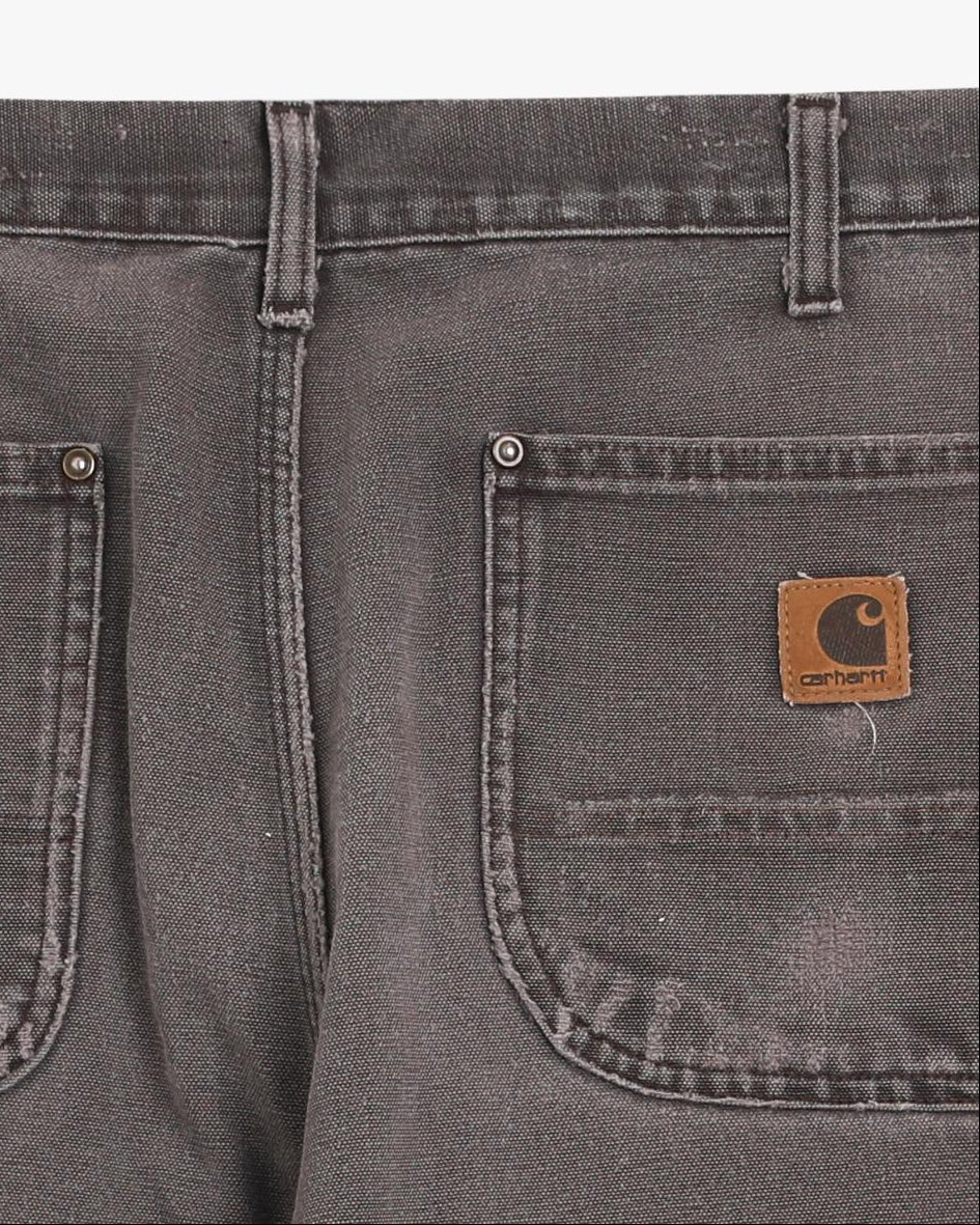 Thrashed Brown Carhartt Double Knees (36")