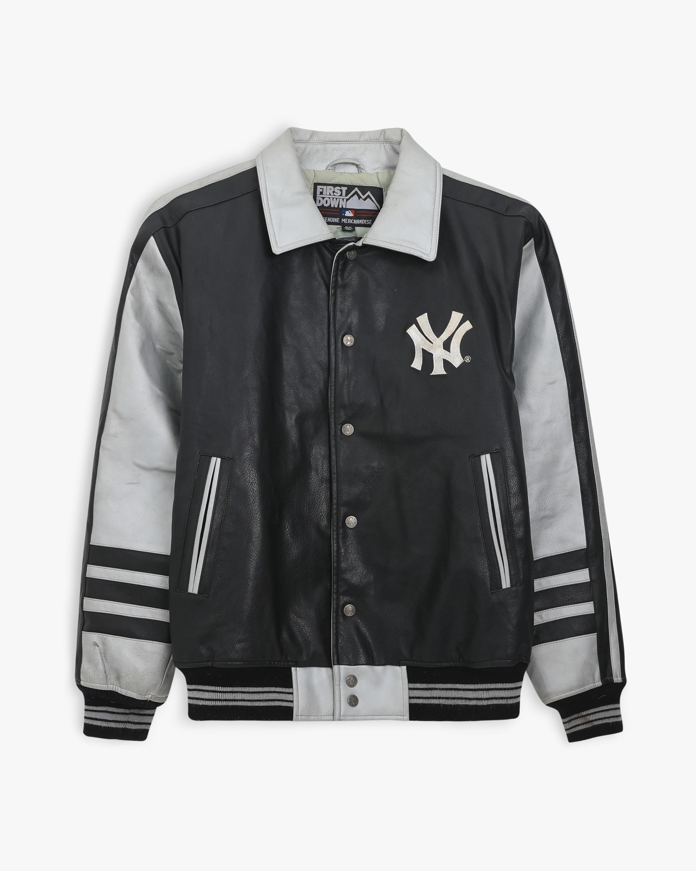 New York Yankees Leather Jacket (M)