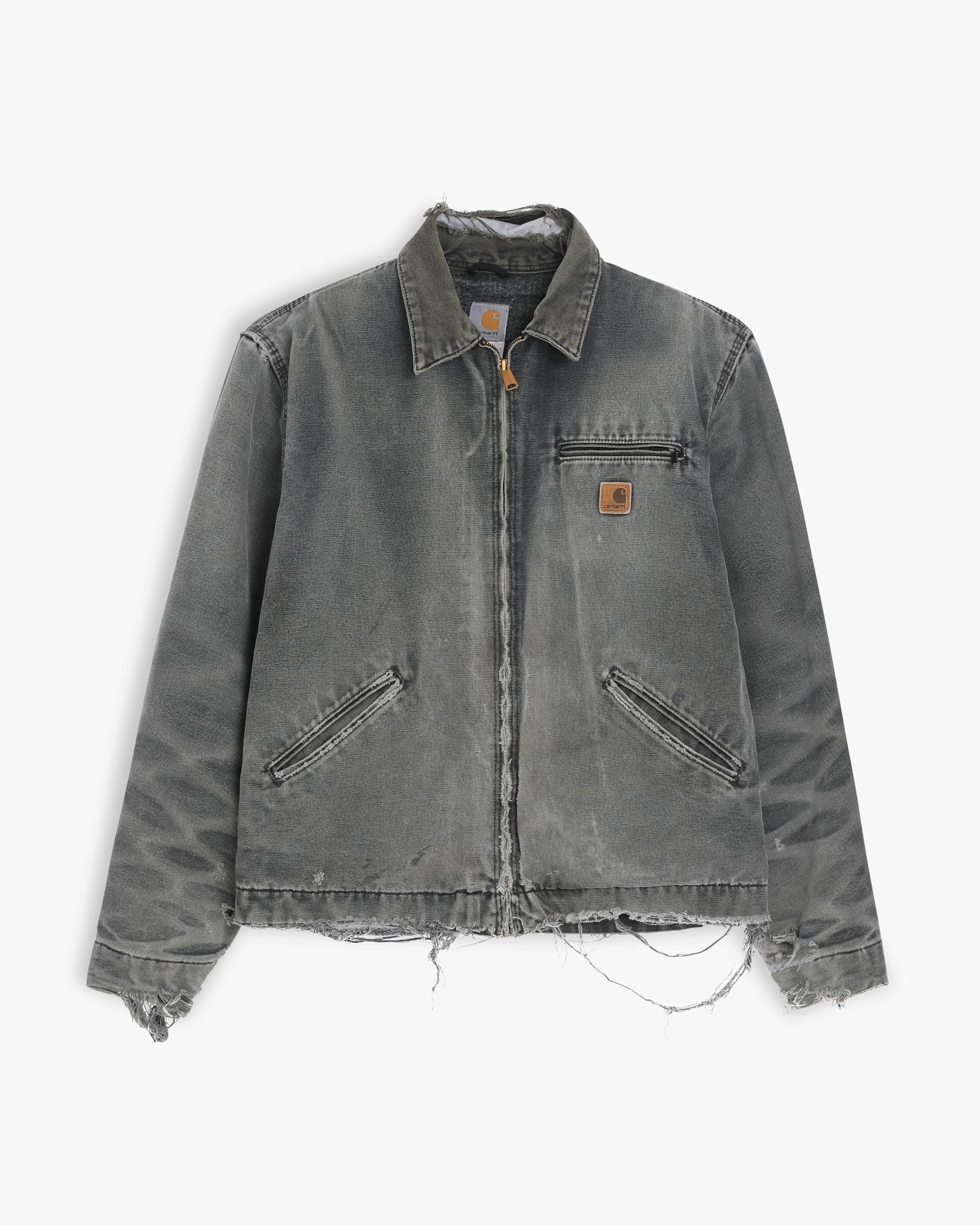 Thrashed Carhartt Grey Detroit Jacket (L/XL)