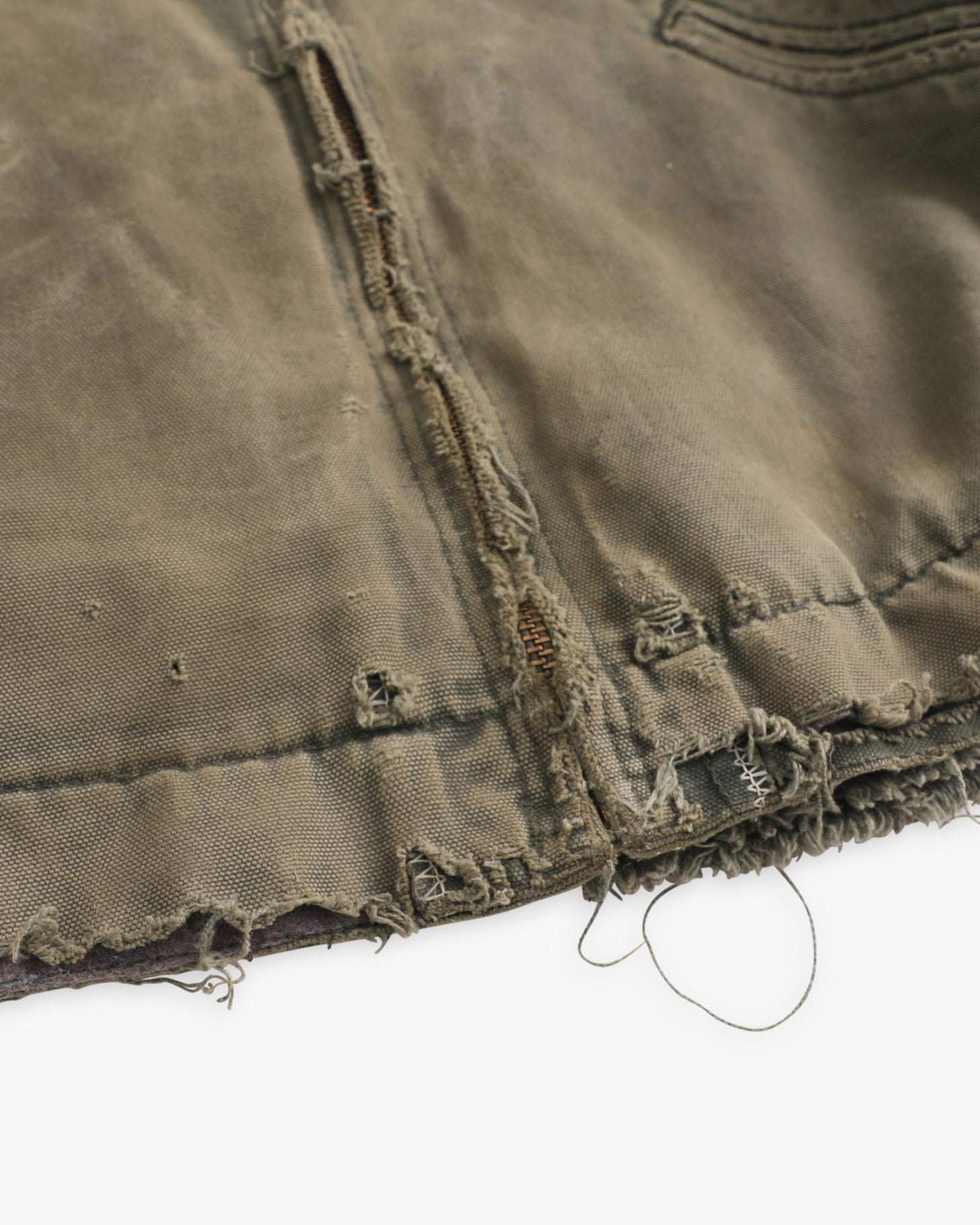 Thrashed Moss Green Carhartt Detroit Jacket (L)