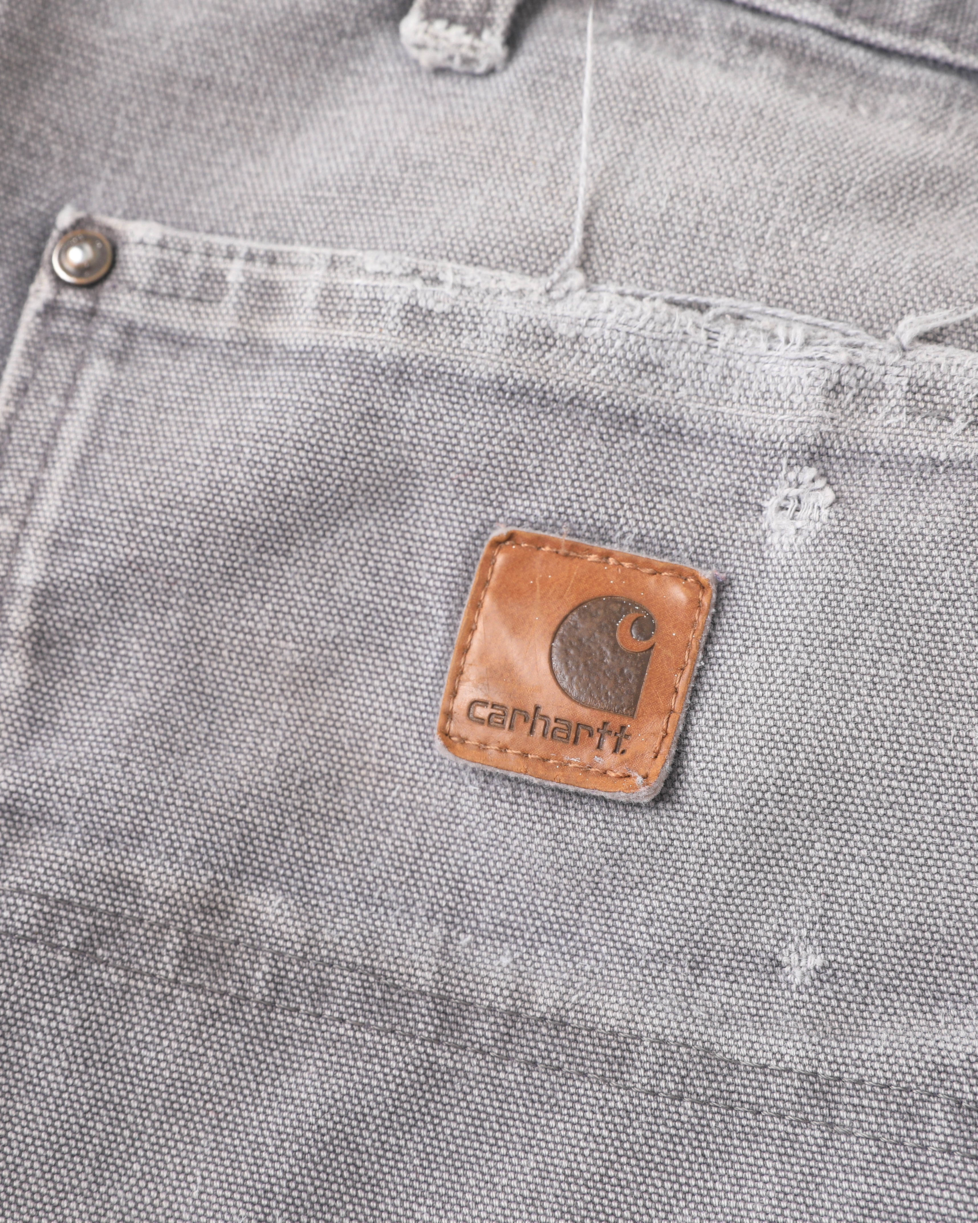 Thrashed Grey Carhartt Double Knees (38")