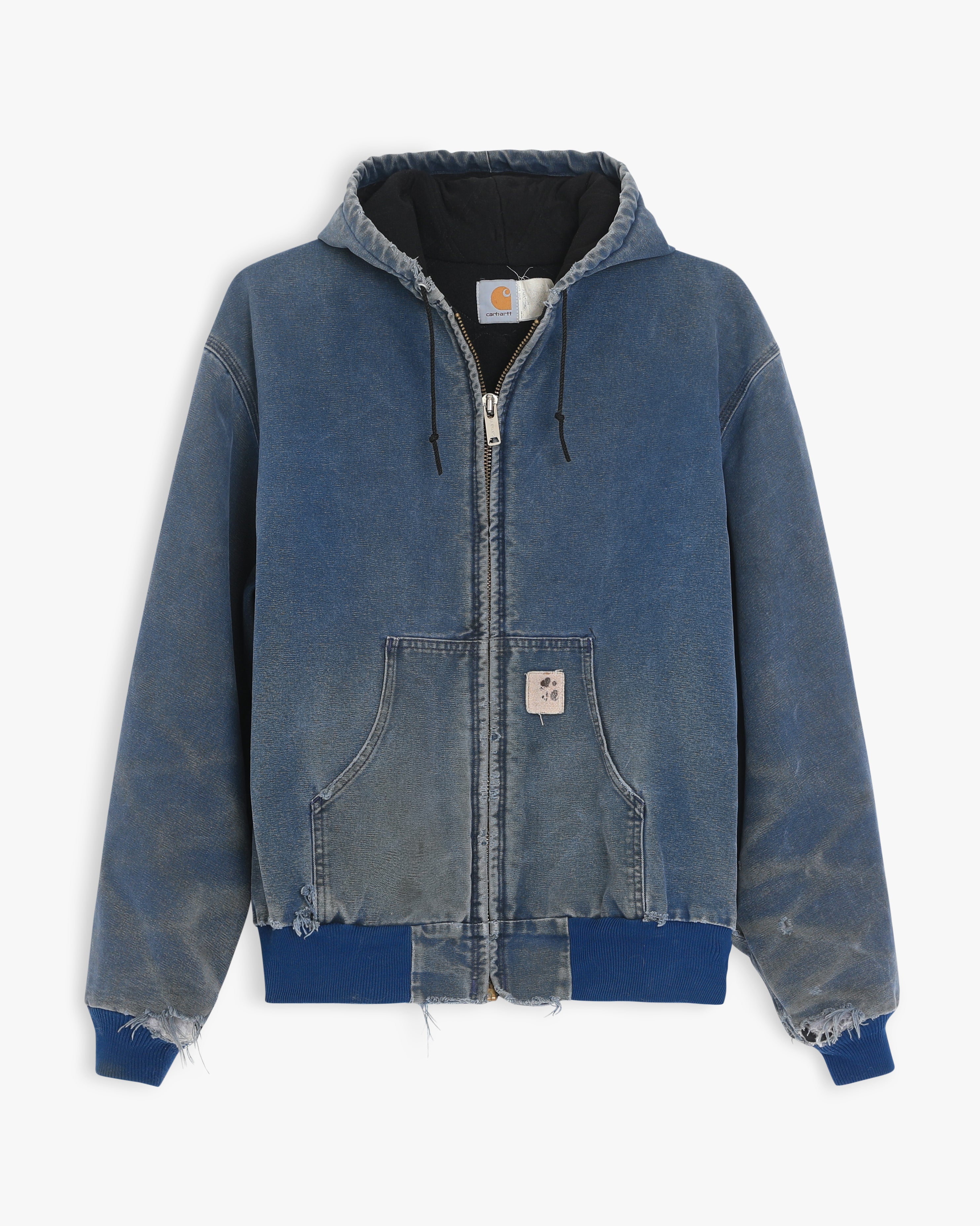 Deep Blue Carhartt Active Hooded Jacket (XL)