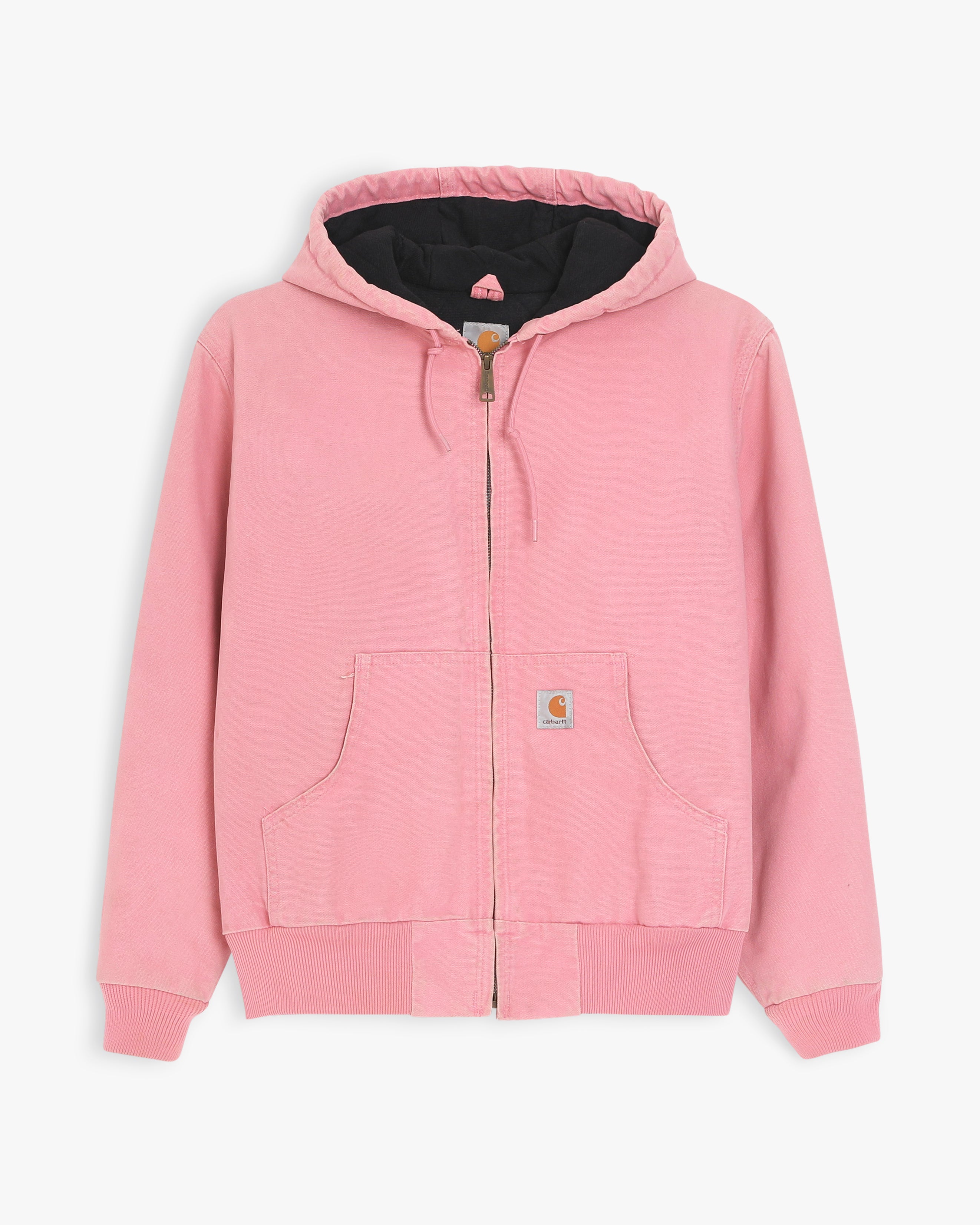 Baby Pink Carhartt Hooded Active Jacket (S)
