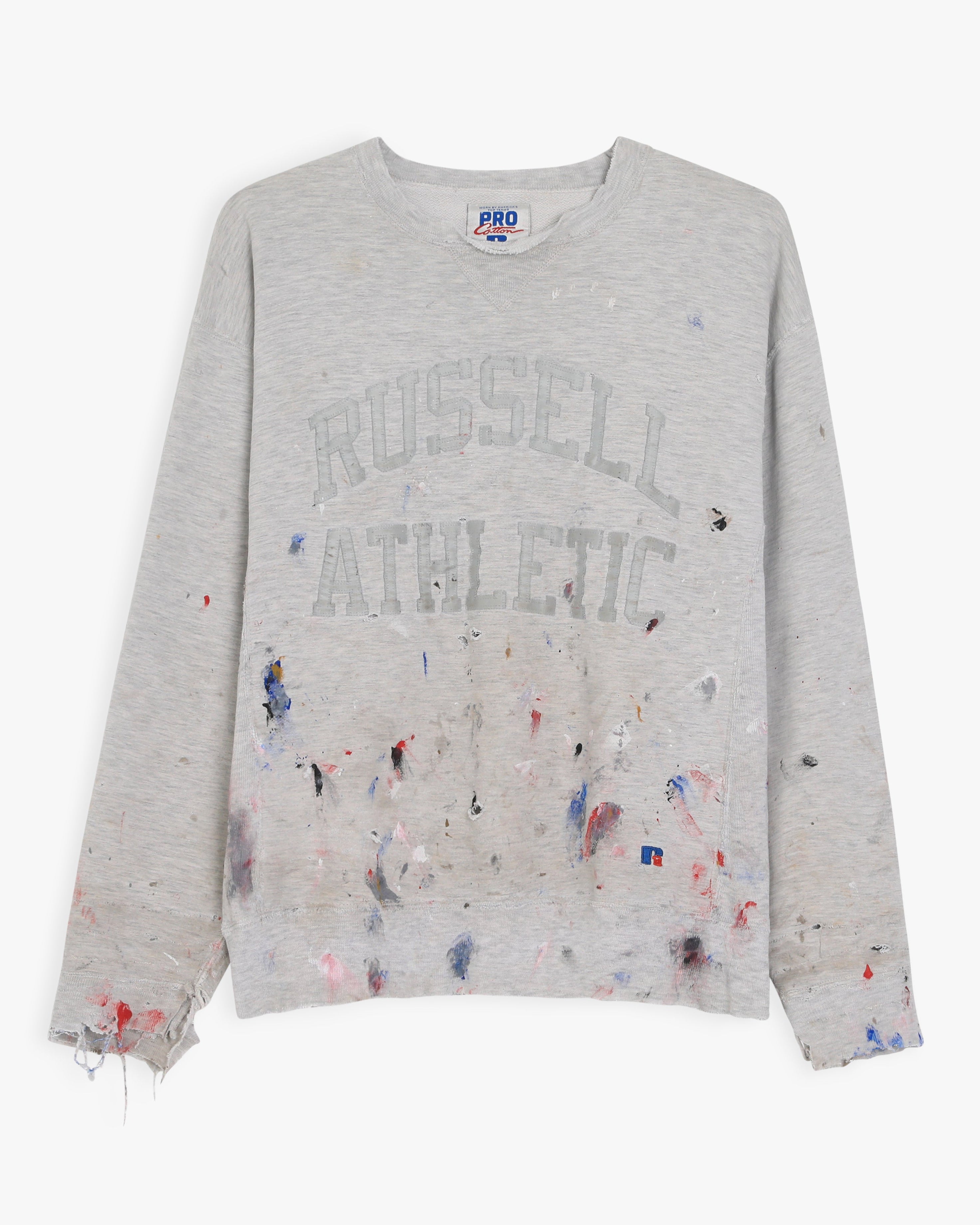 Thrashed Russell Athletics Painters Sweatshirt (M)