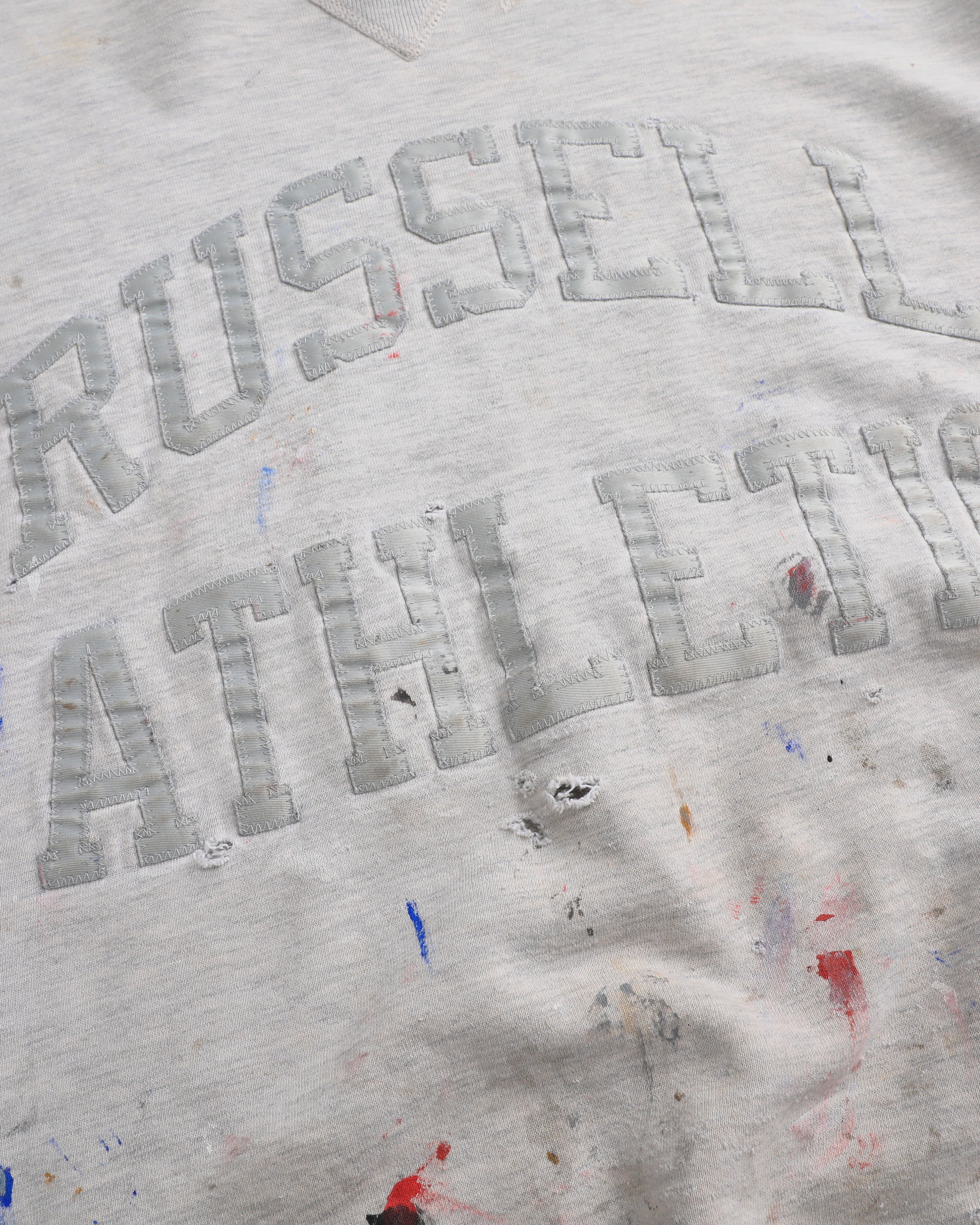 Thrashed Russell Athletics Painters Sweatshirt (M)
