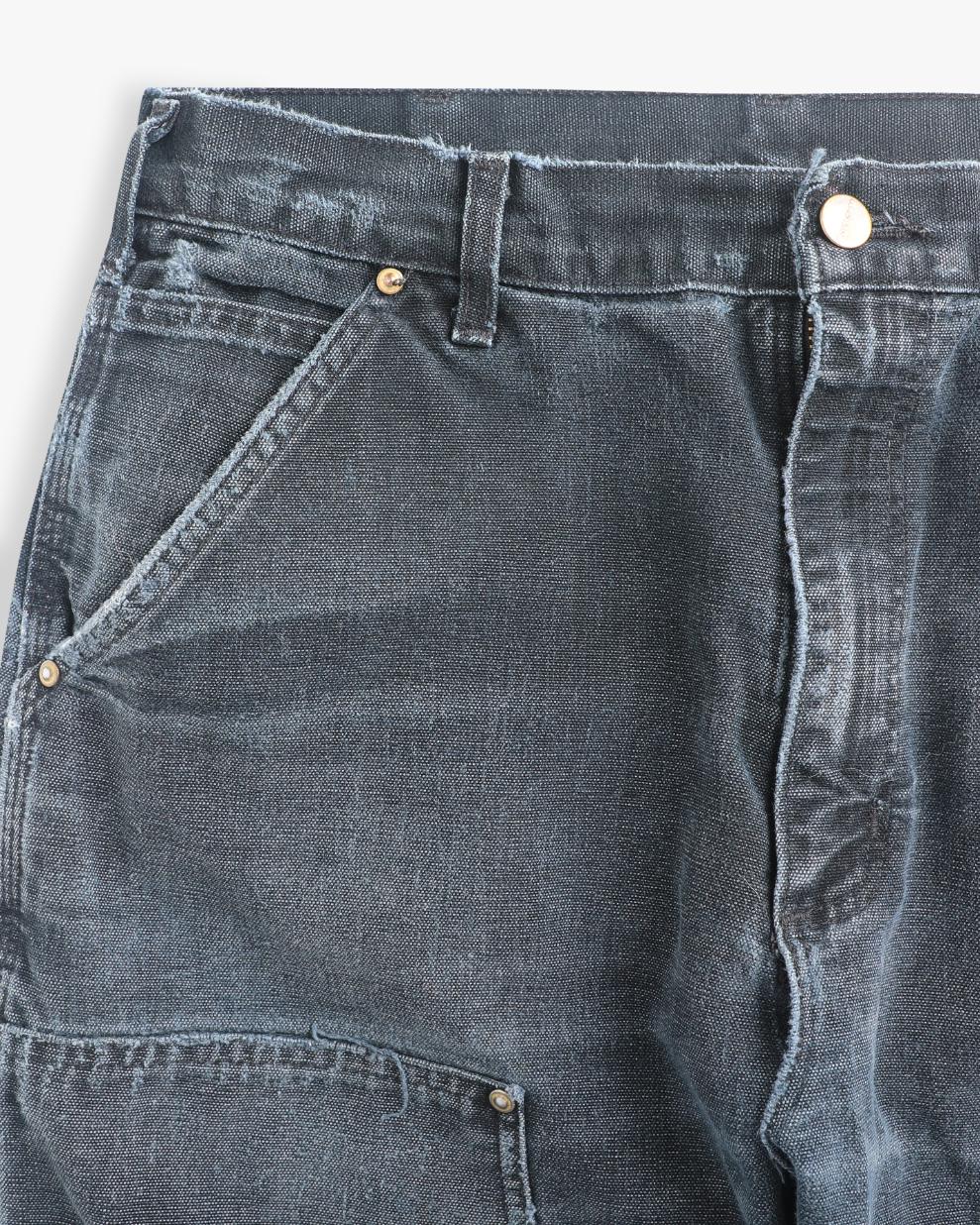Faded Black Carhartt Doubleknees (32”)