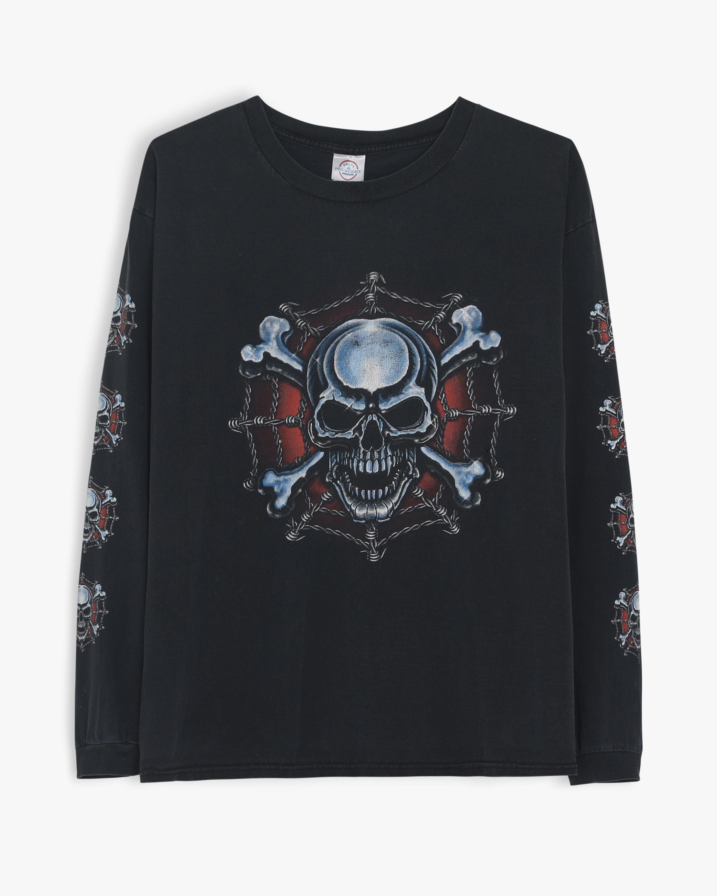 Chrome Skulls Longsleeve T-Shirt (L/XL)