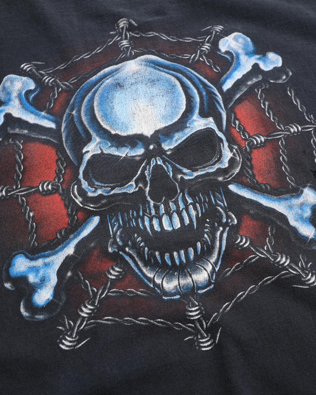 Chrome Skulls Longsleeve T-Shirt (L/XL)