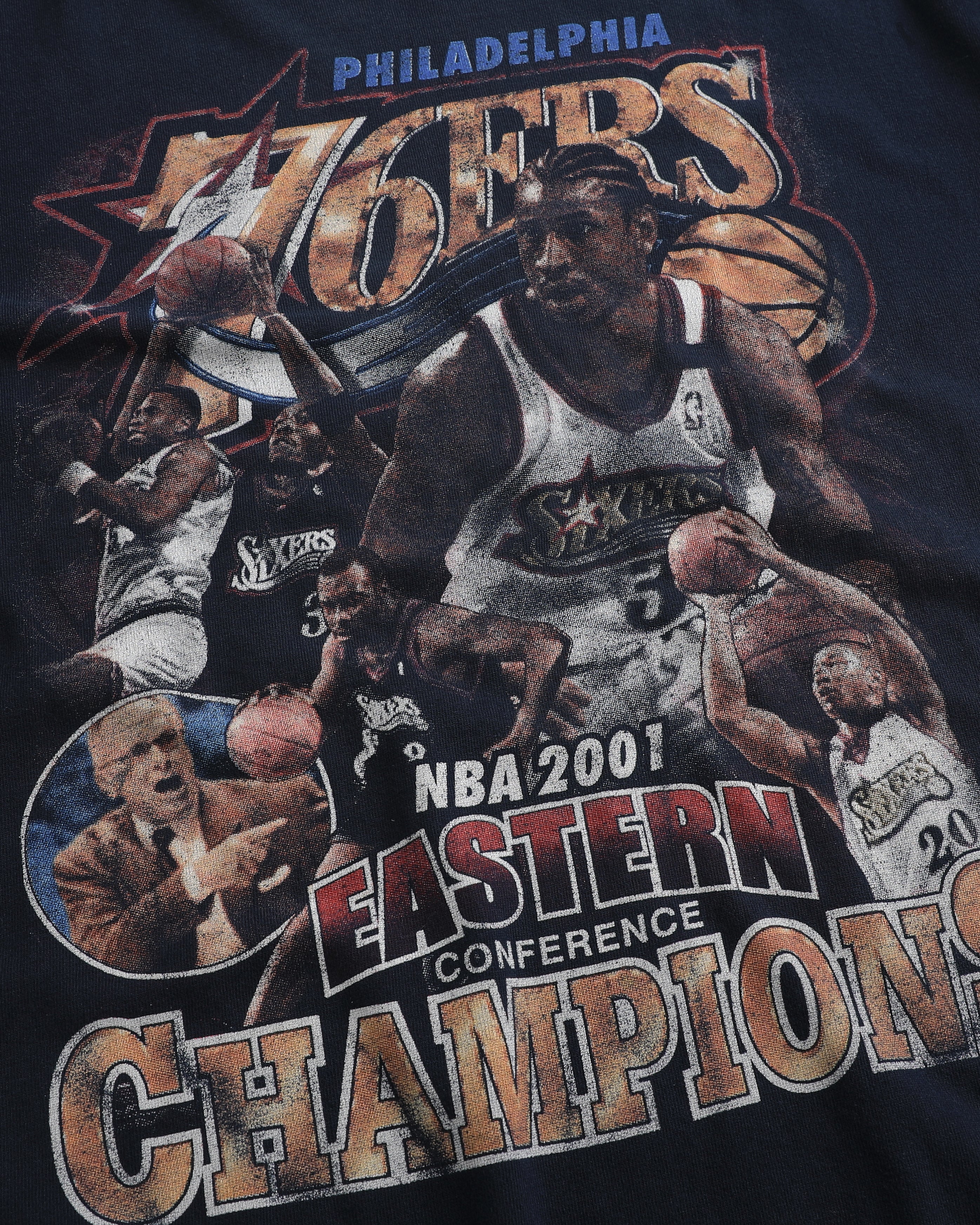 Allen Iverson NBA 2001 Eastern Champions T-Shirt (XL)