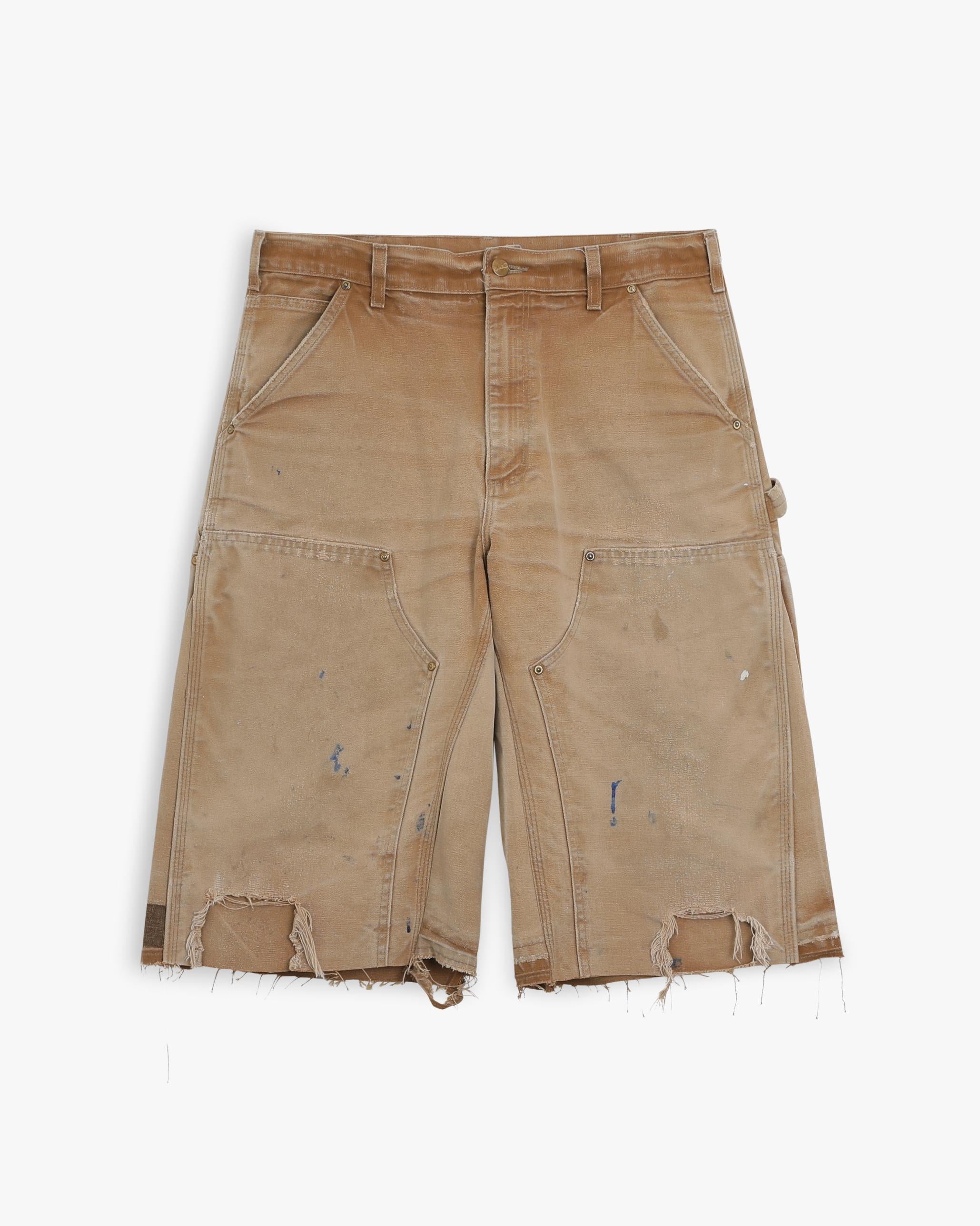 Thrashed Extra Baggy Doubleknees Cali Shorts (33")