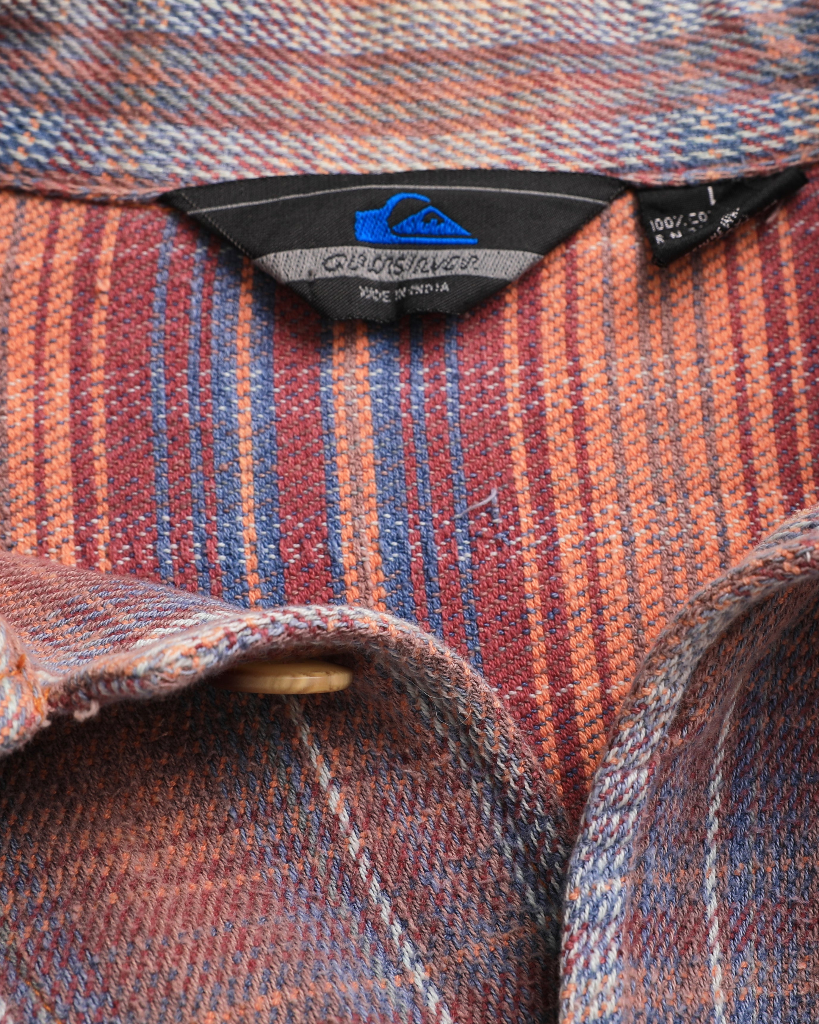 Faded Quicksilver Heavy Flannel (L)