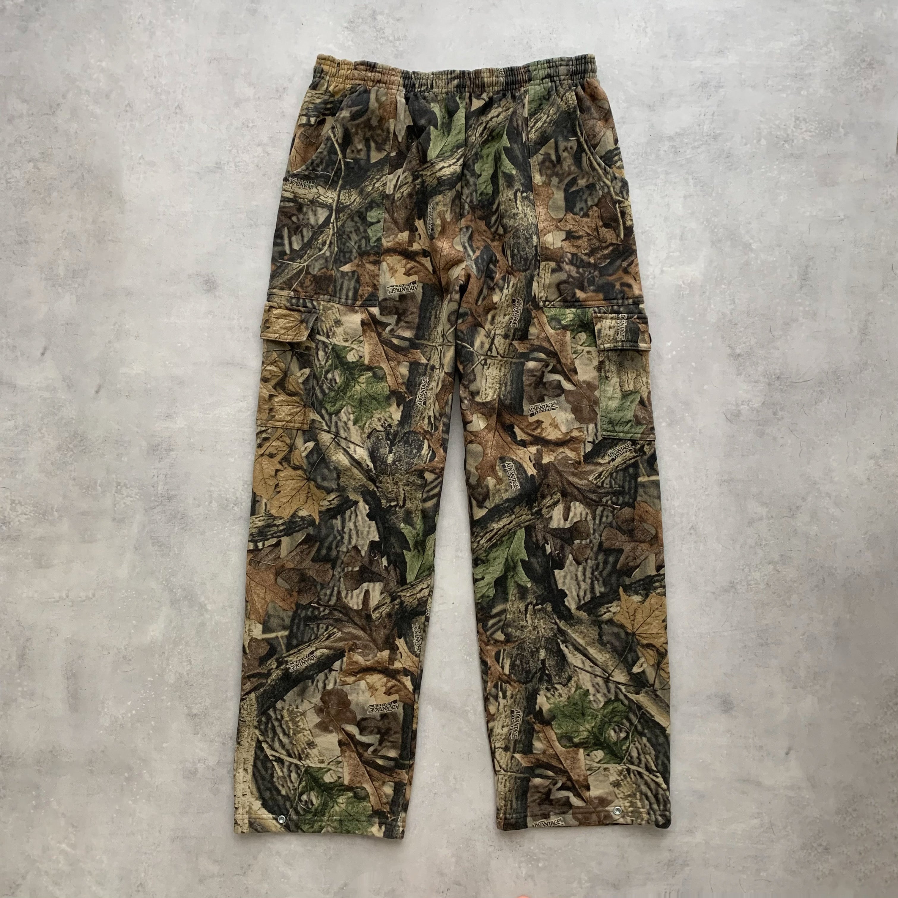 90s Camo Sweat Cargos (30”-34”)