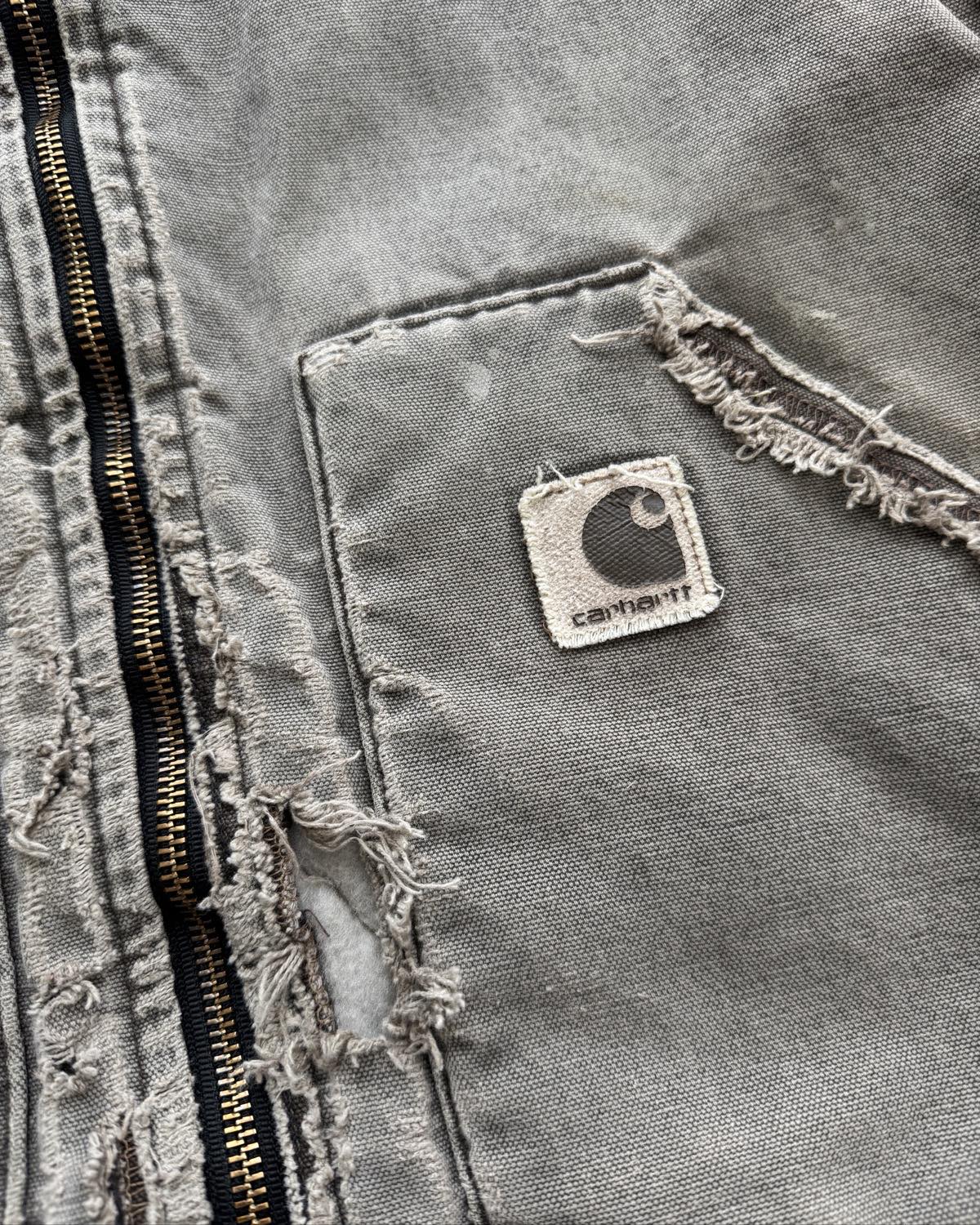 Vintage Thrashed Grey Carhartt Vest (M/L)