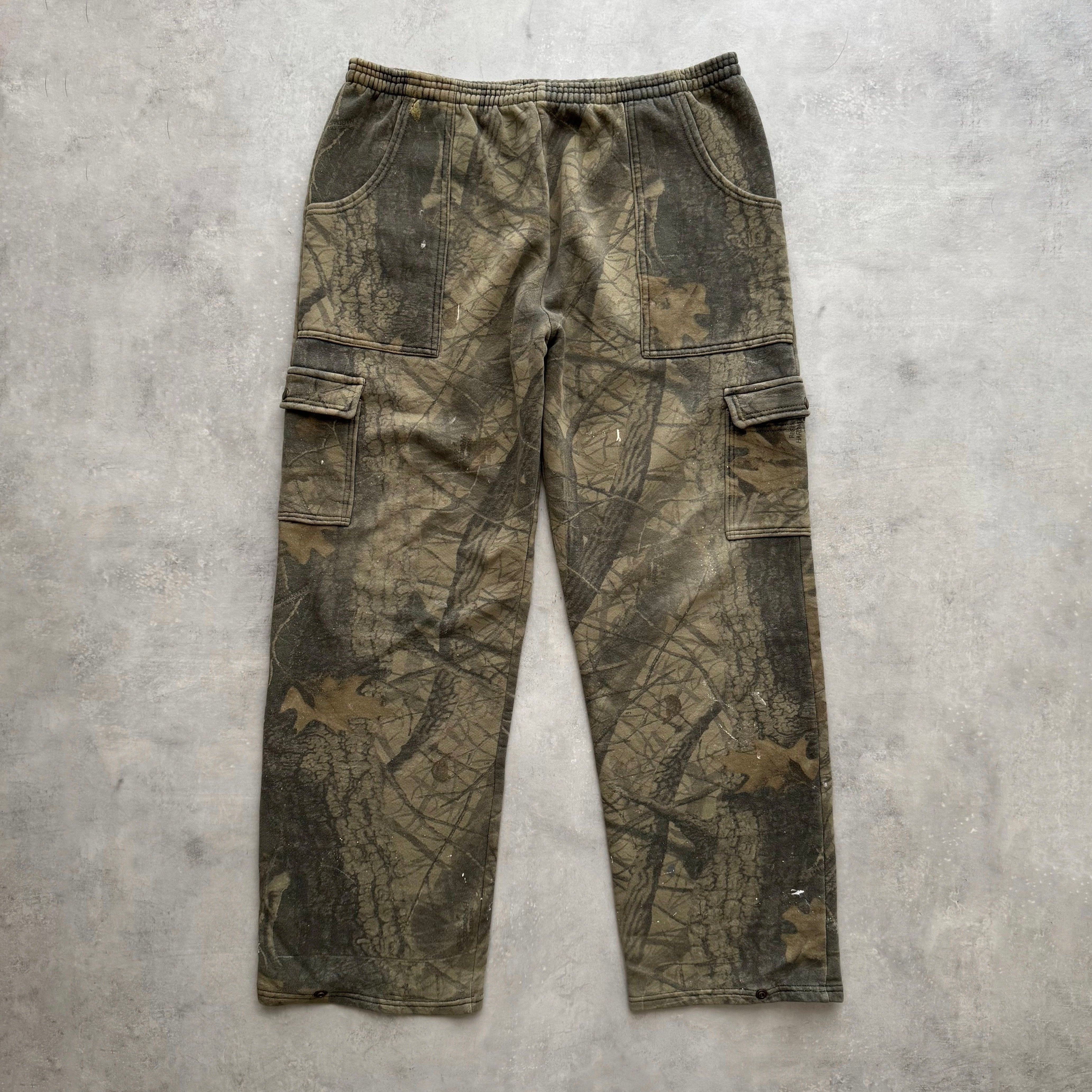 90s Realtree Camo Cargo Sweatpants (L)