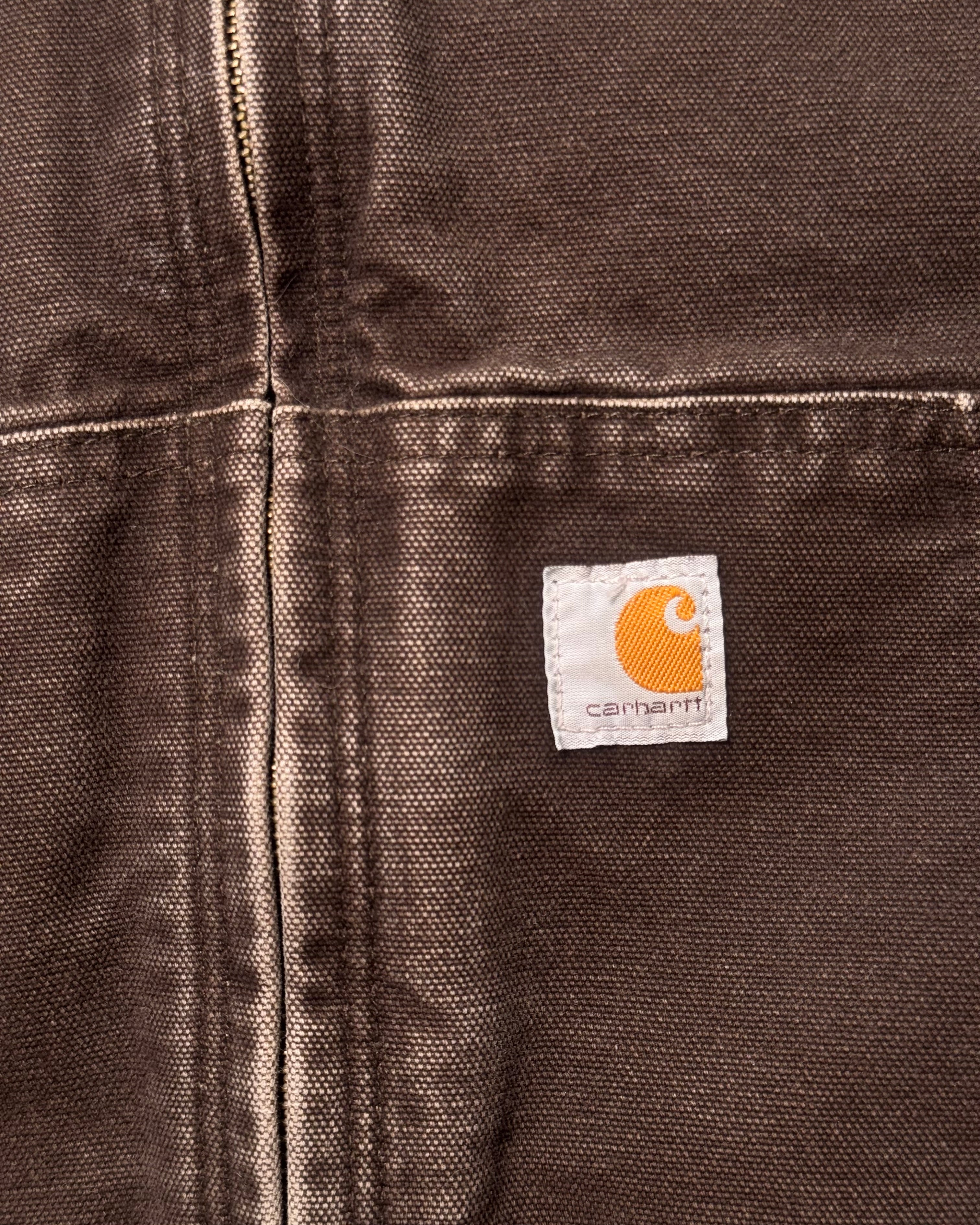 00s Brown Hooded Carhartt (S)